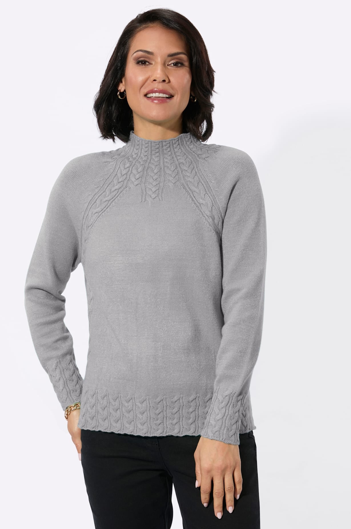 Casual Looks Stehkragenpullover "Stehkragen-Pullover"