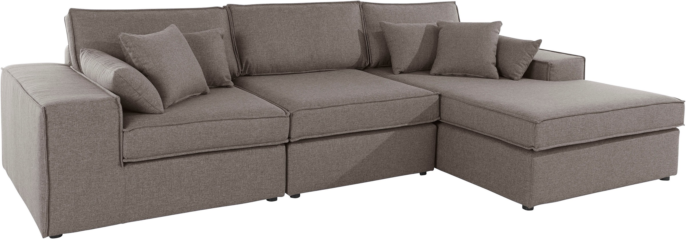 GOODproduct Ecksofa »Florid L-Form« 3 Teile, bestehend aus Modulen, viele Bezugsqualitäten, auch in Cord