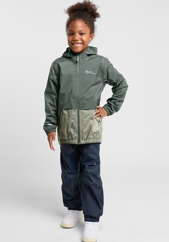 Image of Jack Wolfskin Regenjacke "RAINY DAYS 2L JKT K" mit Kapuze