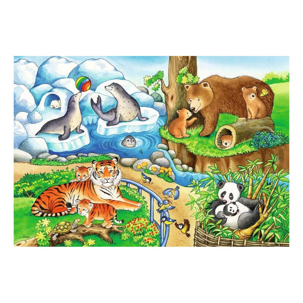 Ravensburger Puzzle »Tiere im Zoo«, (24 tlg.)
