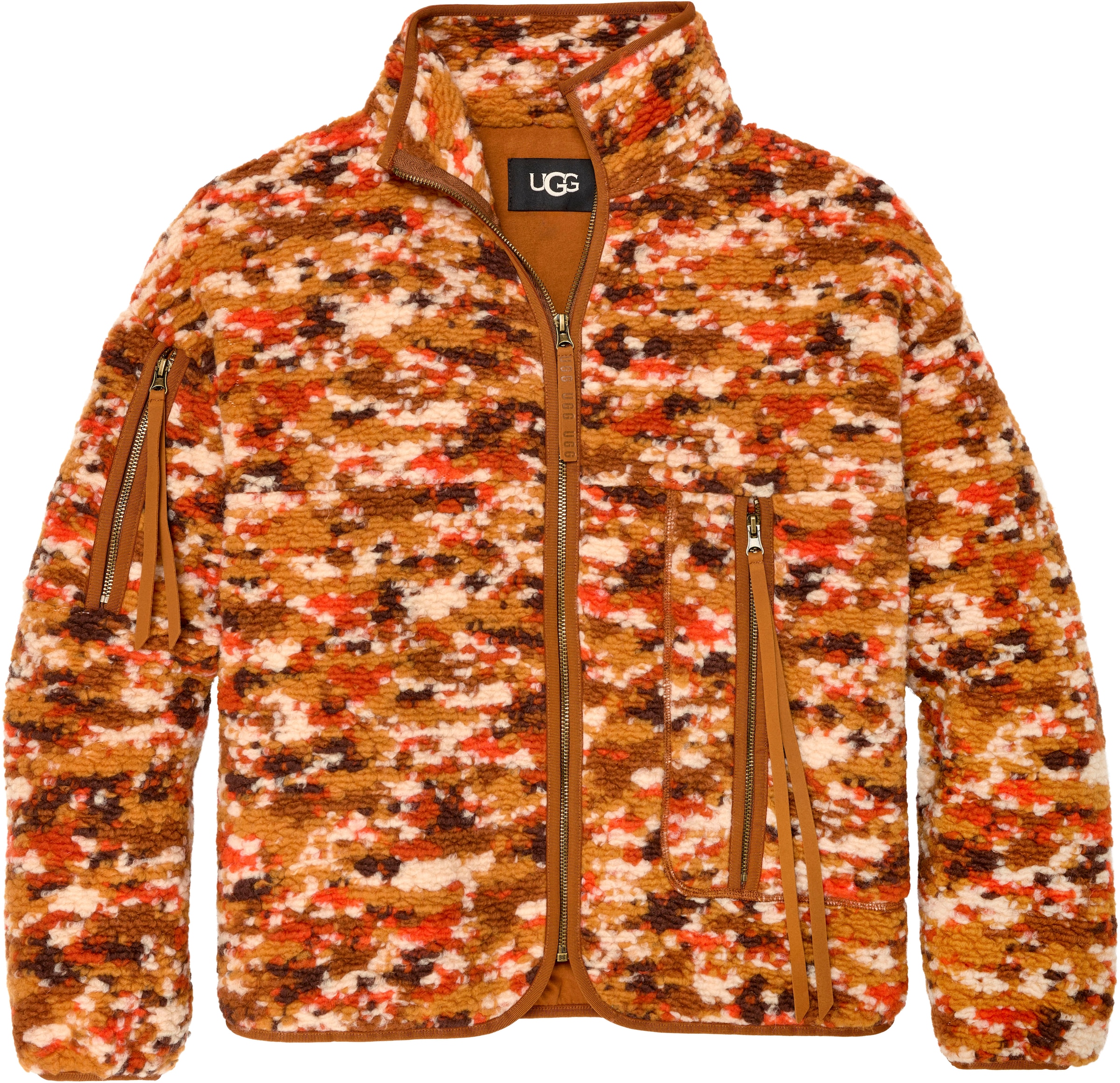UGG Bouclèjacke »W MARLENE JACKET BOUCLE«, mit Zierreissverschlüssen