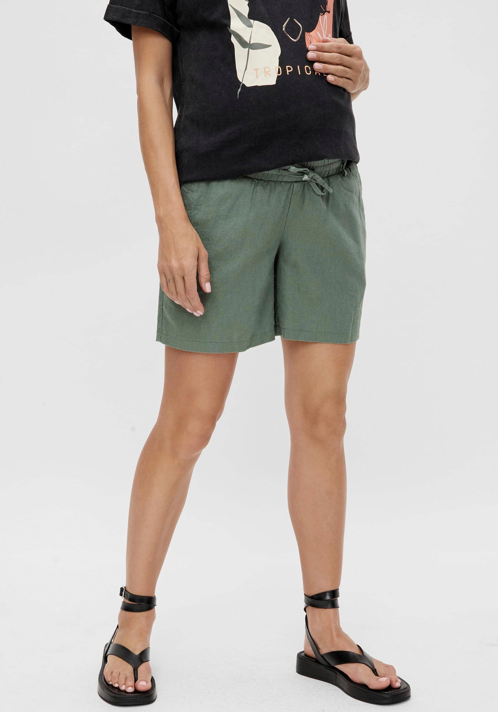 Image of Mamalicious Umstandsshorts »MLBEACH«, mit Überbauchbund bei Ackermann Versand Schweiz