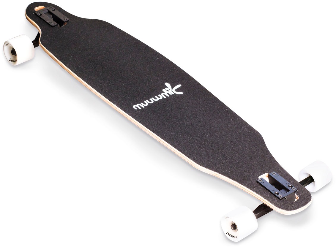 Muuwmi Longboard »Beach/Wood, ABEC 7«