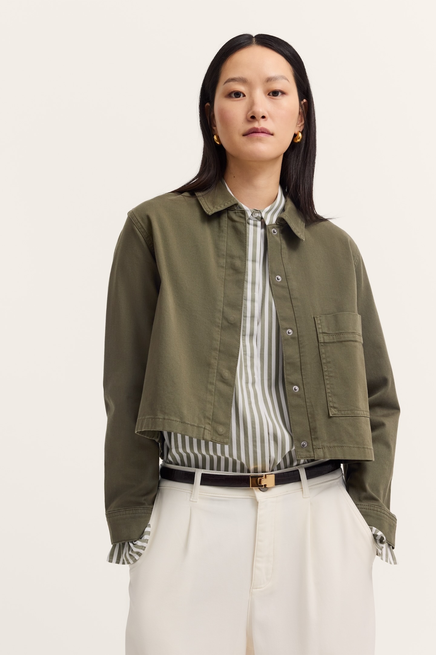 Image of bugatti Jeansjacke "Hemdkragen" mit verdeckter Knopfleiste