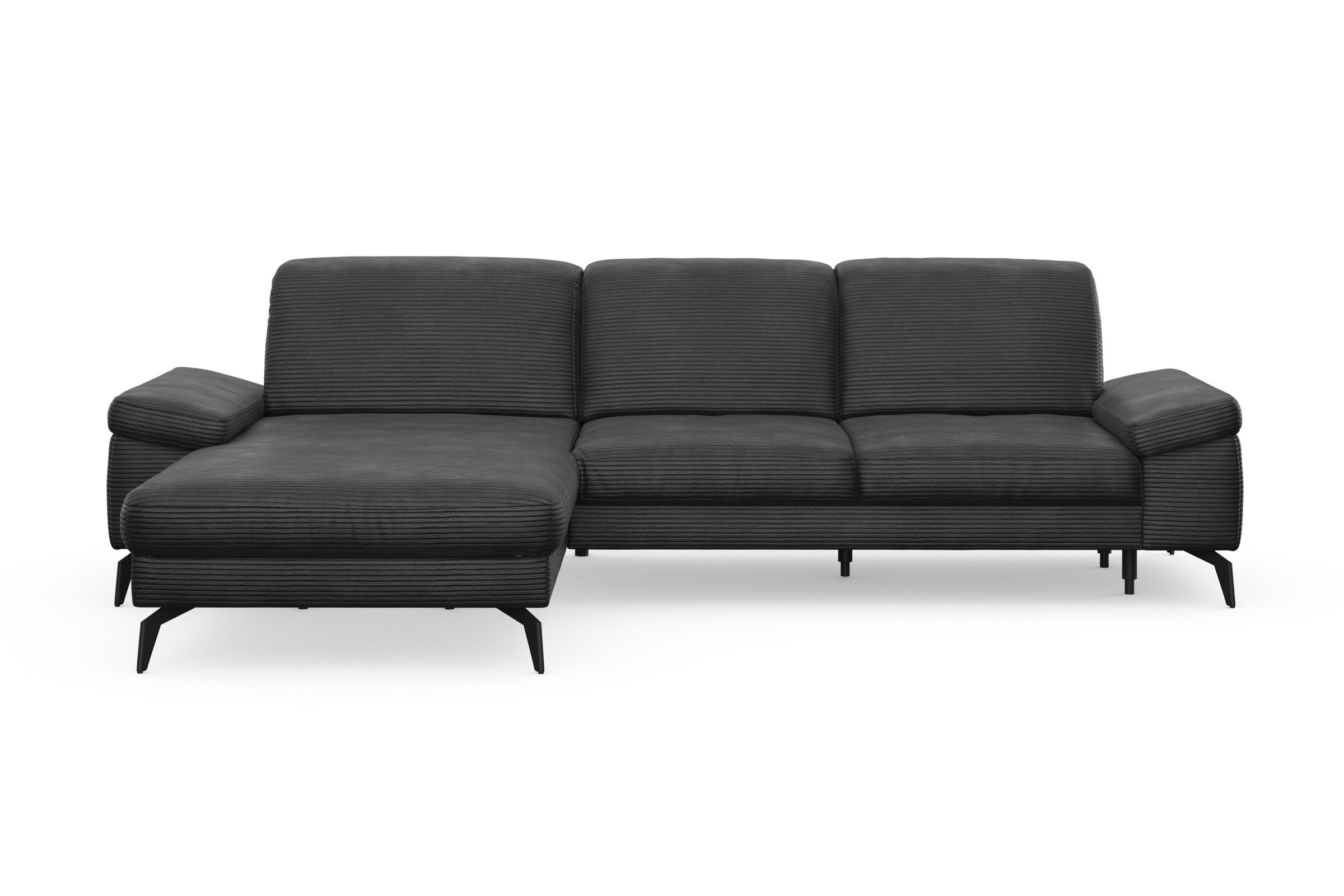 sit&more Ecksofa »Cabana L-Form«, Recamiere, wahlweise mit Sitztiefen-, Armlehnen- und Kopfteilfunktion