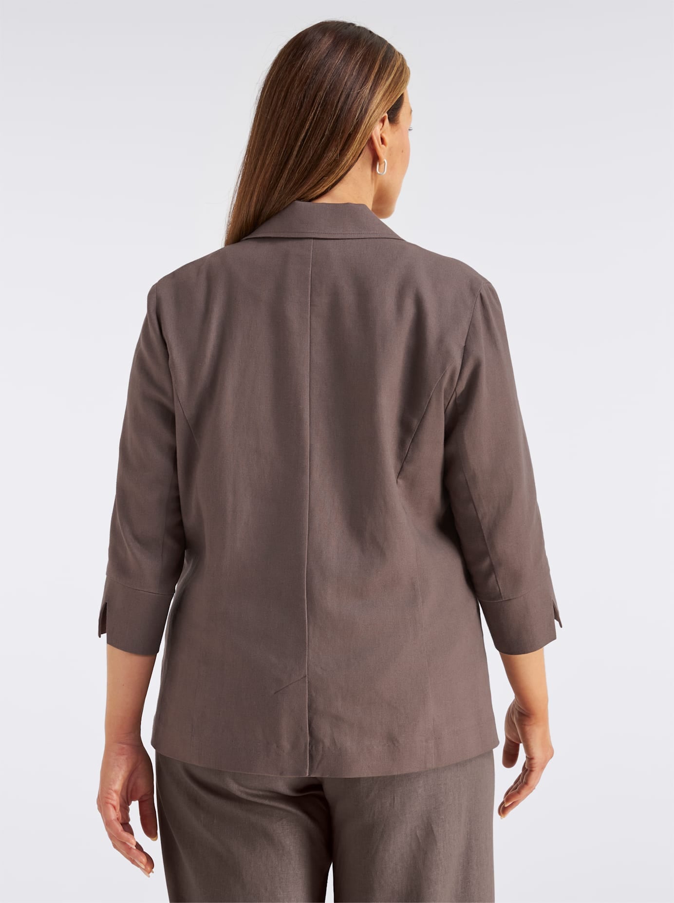 Sheego Veste blazer »Leinen-Blazer«