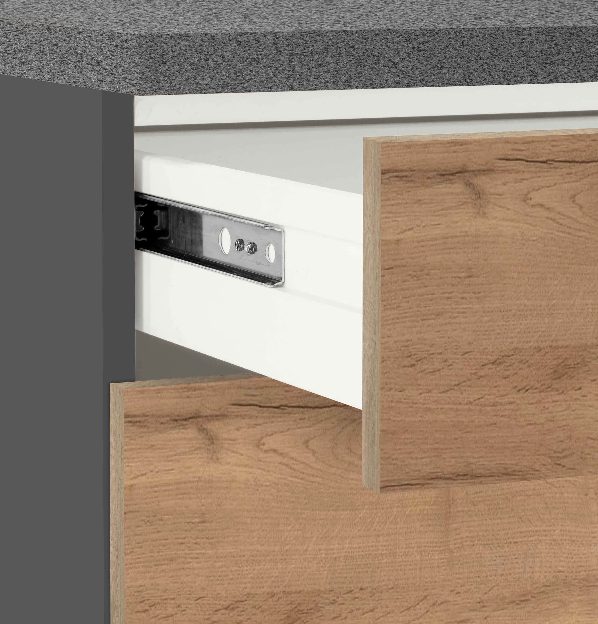 KOCHSTATION Kitchenette »KS-Colmar« sans appareils électriques, largeur 360 cm