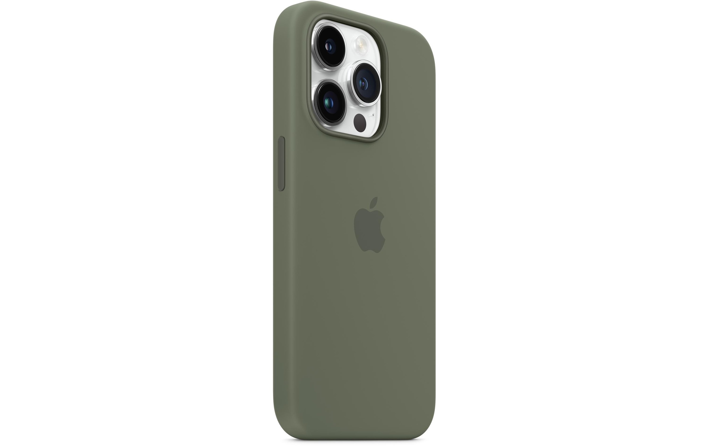 Apple Smartphone-Hülle »Apple iPhone 14 Pro Silicone Case Olive«, iPhone 14 Pro, MQUH3ZM/A
