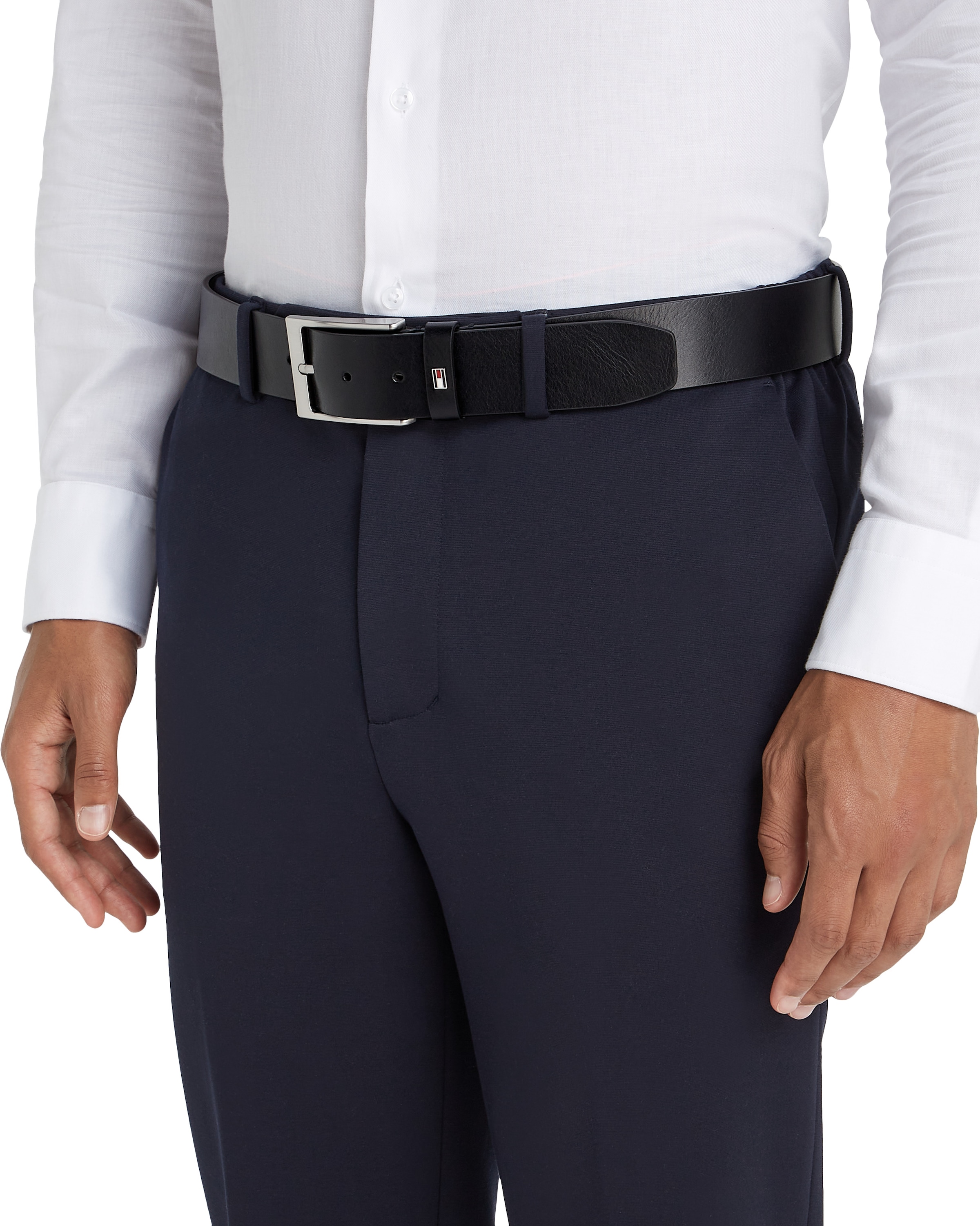 Tommy Hilfiger Ledergürtel »LAYTON 4.0«, Grössenverstellbar