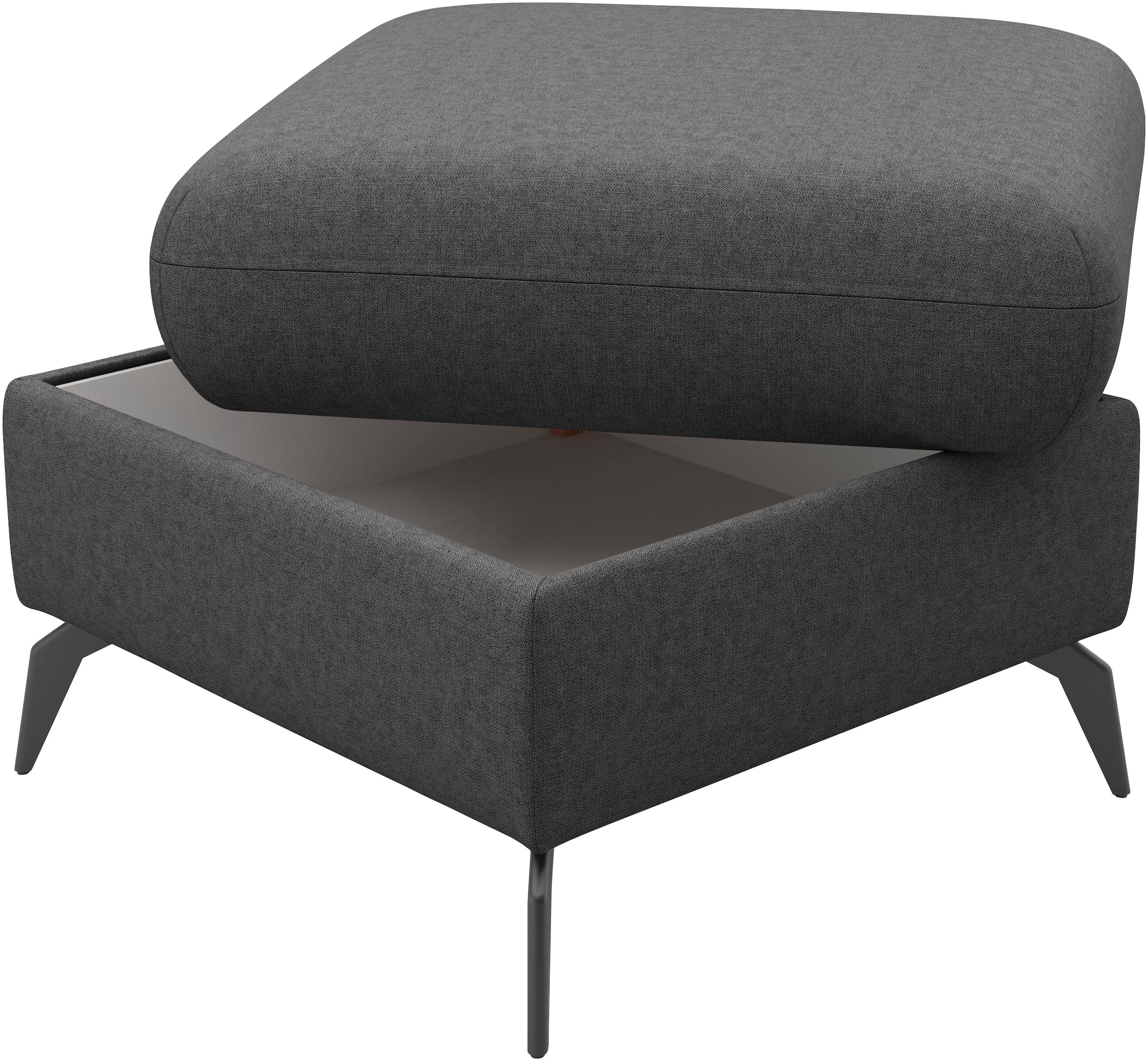 Home affaire Polsterhocker »Rochelle«, (1 St.), moderne 15 cm Metallfüsse