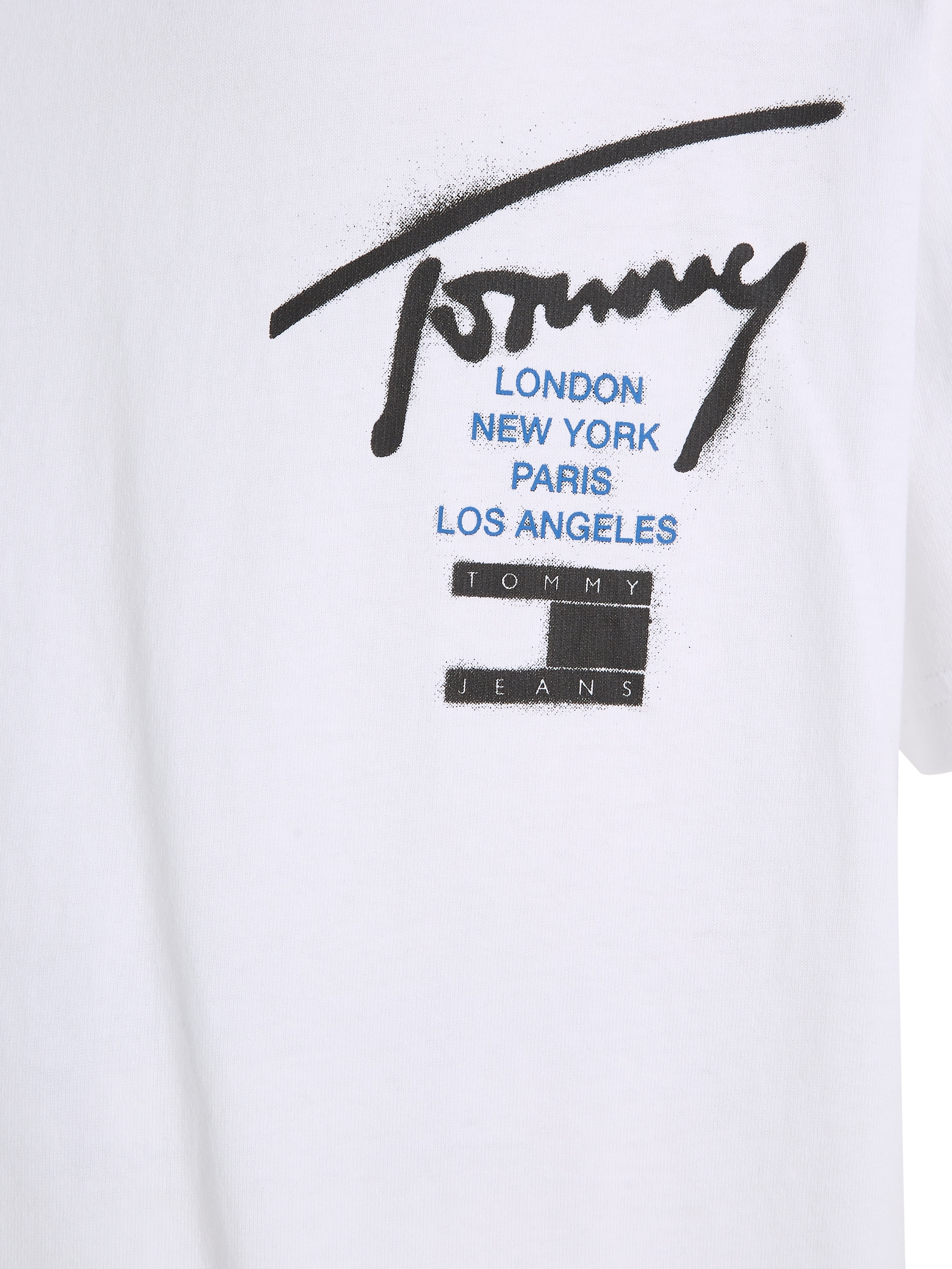 Tommy Jeans T-Shirt »TJM REG GRAFFITI SIG TEE EXT«, mit Logoschriftzug