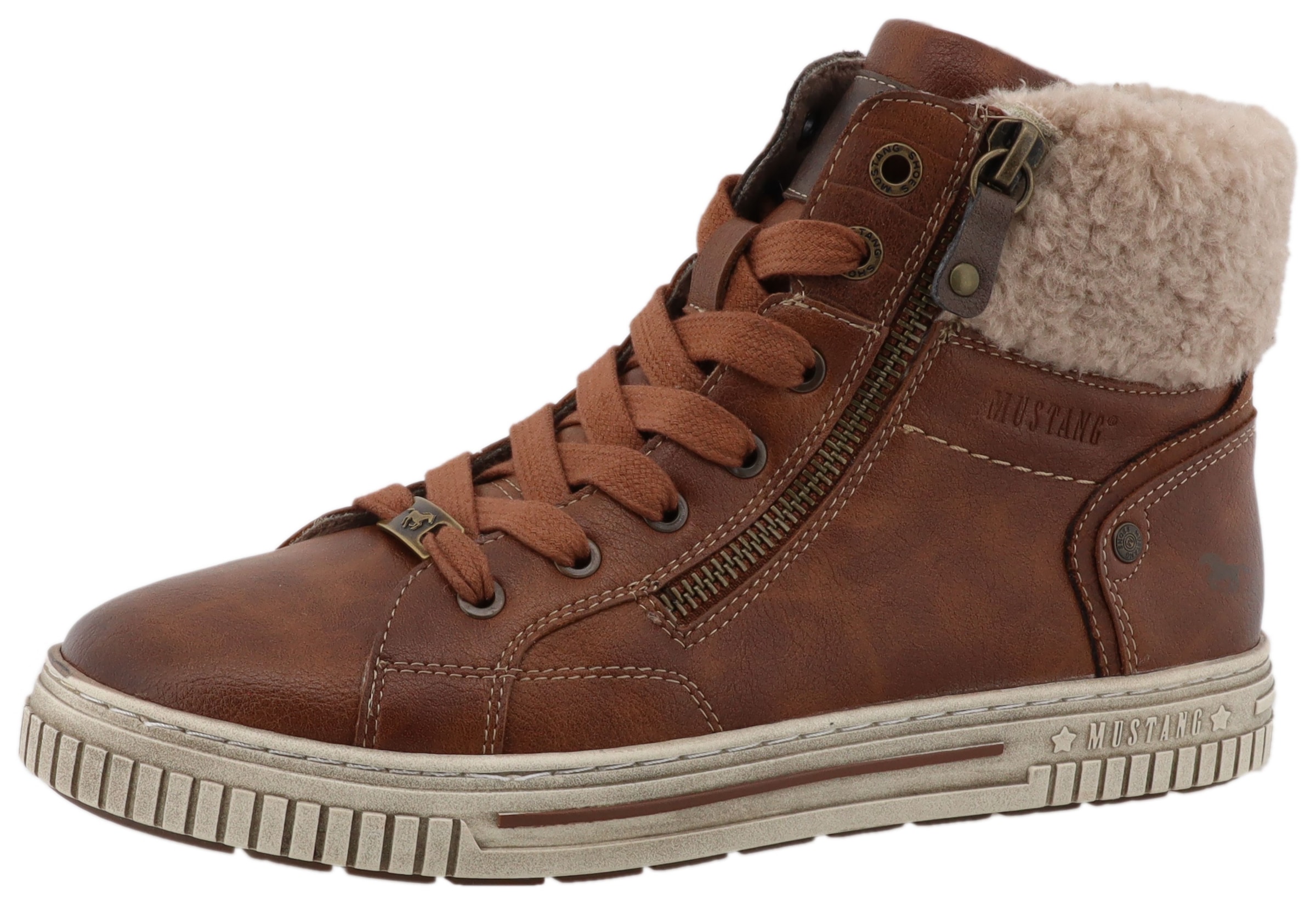 Mustang Shoes Winterboots »Janique«  High Top Sneaker, Winterboots mit Warmfutter