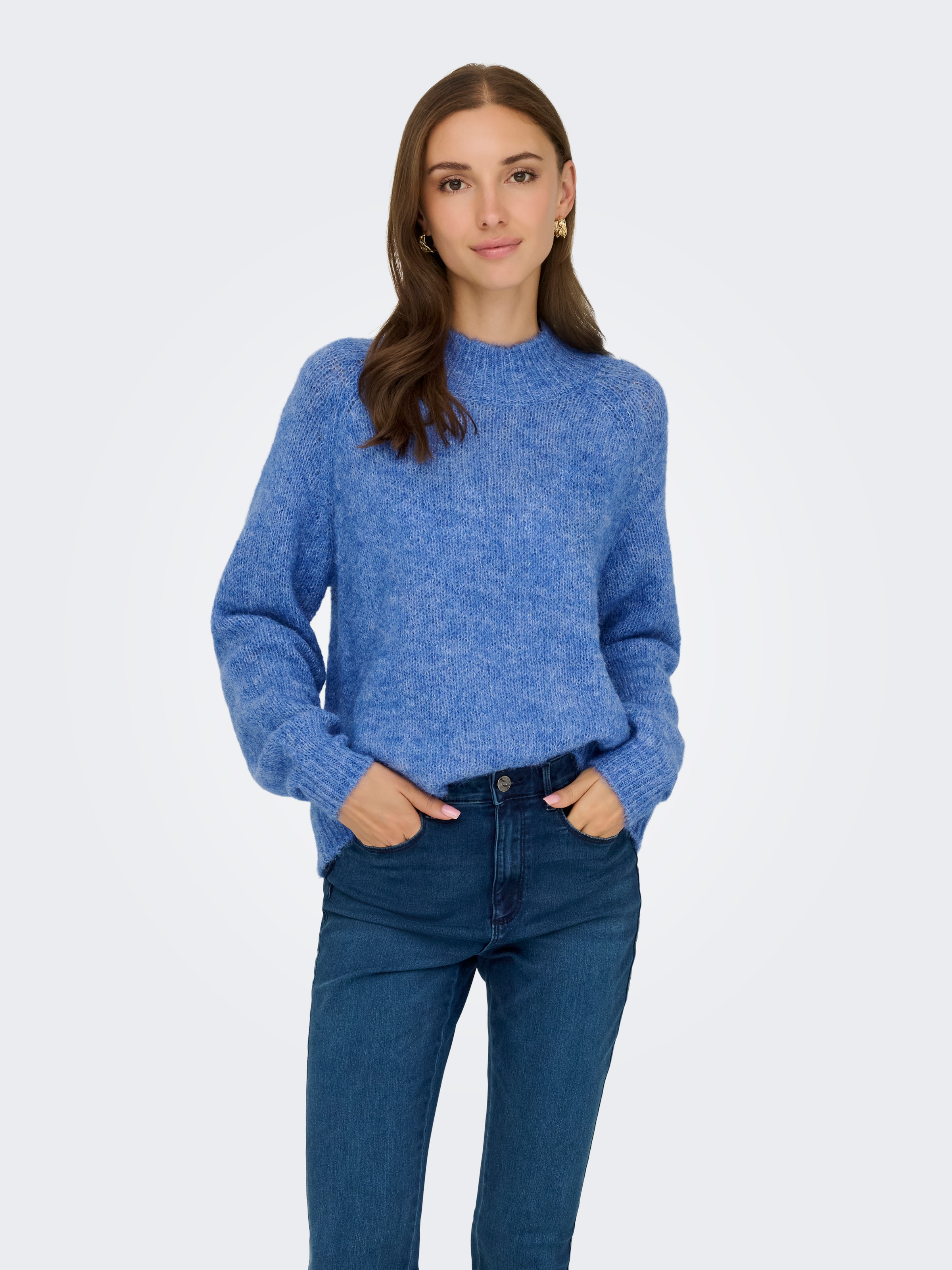 JDY Pull à col montant »JDYZOEY LIFE L/S HN RAGLAN PUL KNT NOOS«