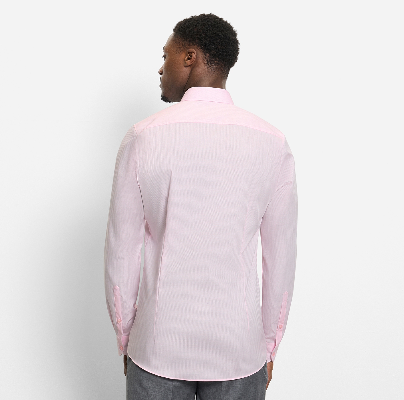 OLYMP Chemise à manches longues »Level Five« Under-Button-down-Kragen, Businesshemd, body fit, fein strukturiert