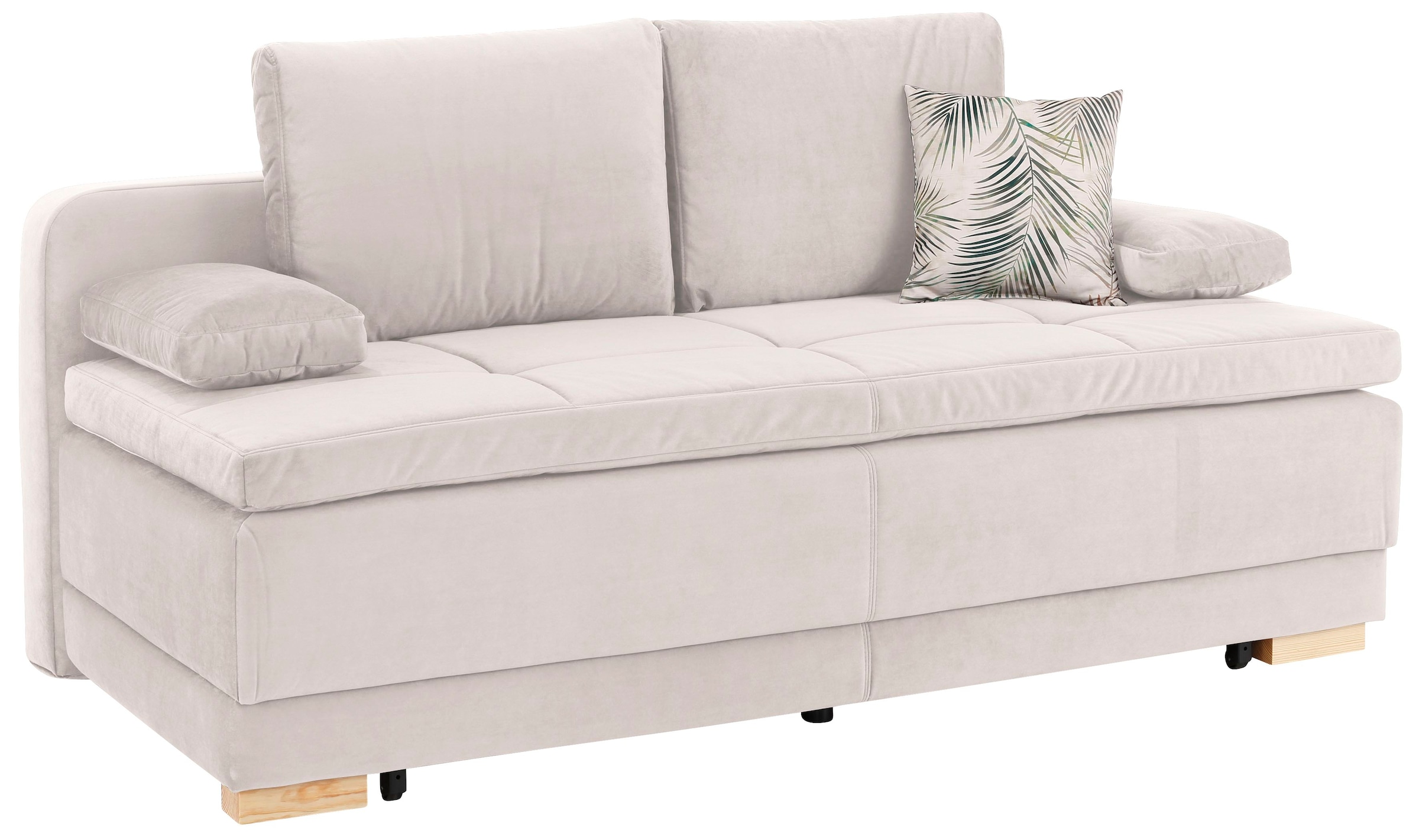 INOSIGN Schlafsofa »Berlin«, Dauerschläfer mit Boxspringfederung, Bettfunktion und Bettkasten