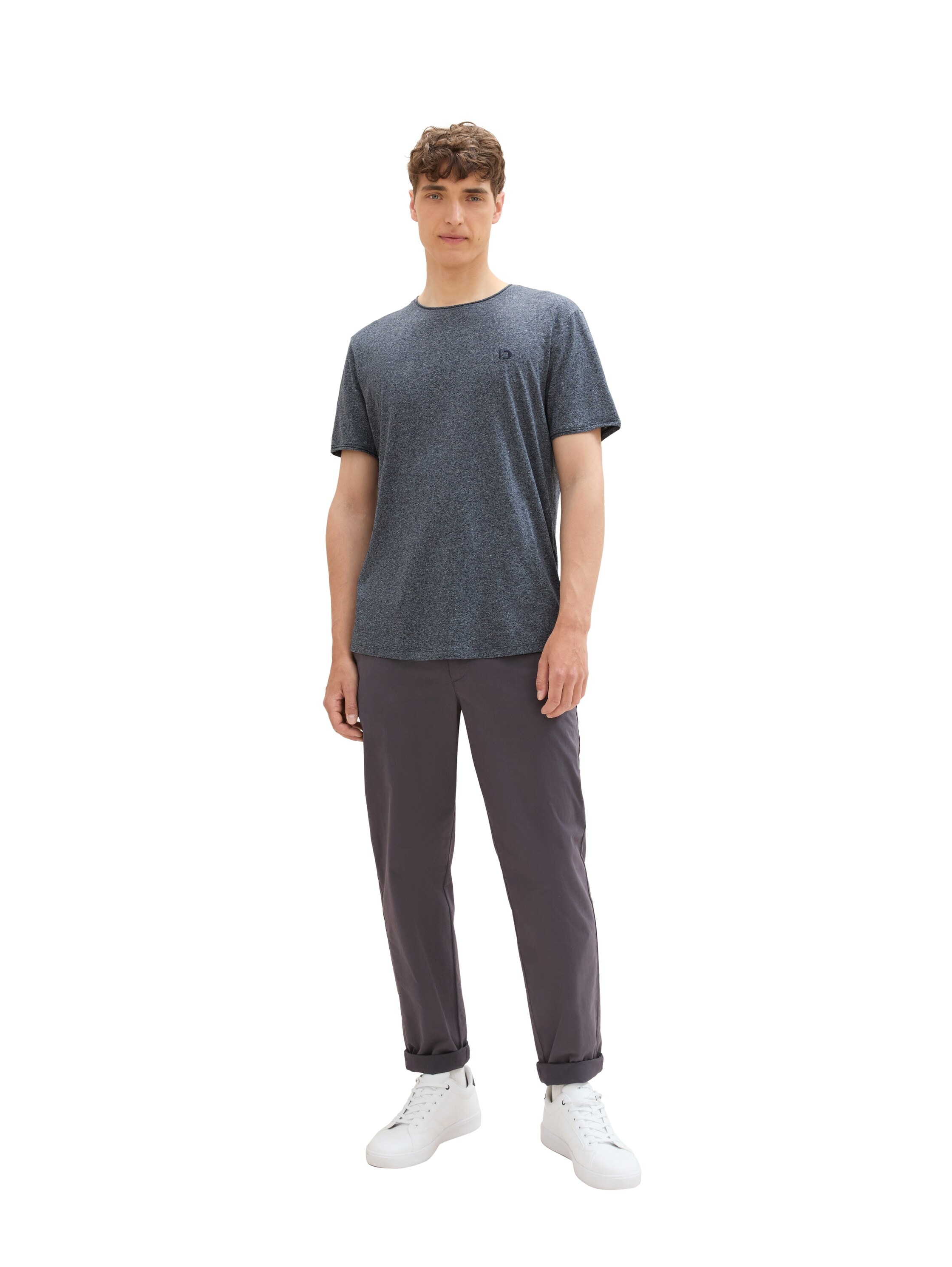 TOM TAILOR Denim T-Shirt, in Melange Optik