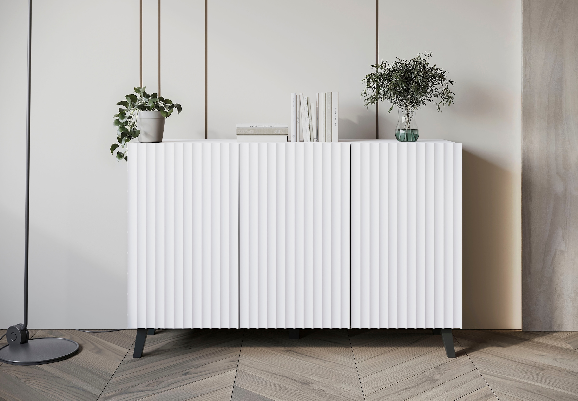 Home affaire Buffet »Phuket, Front MDF« Buffet moderne avec 6 compartiments, largeur 120 cm