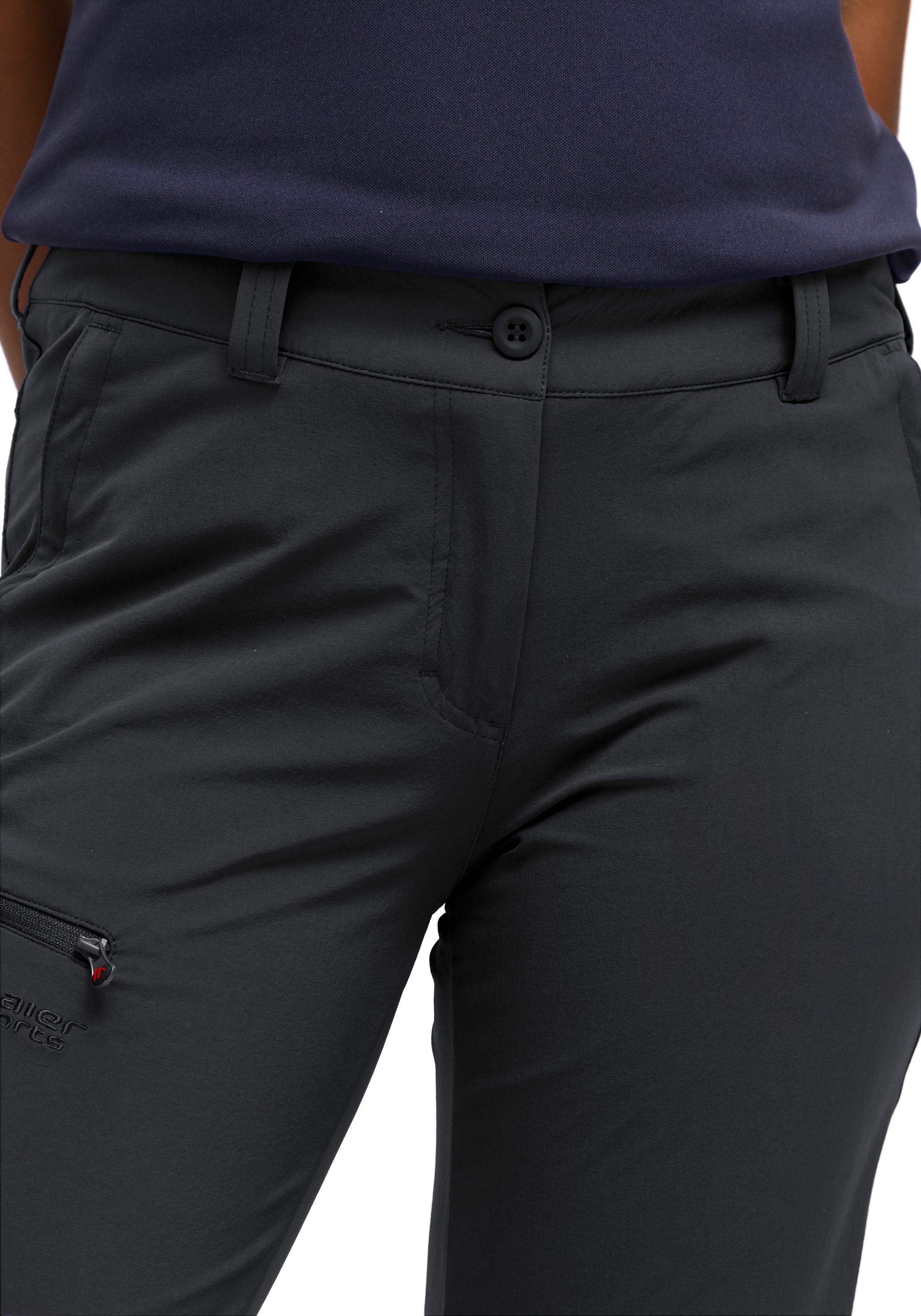 Maier Sports Funktionshose »Inara slim«, Herren Wanderhose, atmungsaktive Outdoor-Hose, 4 Taschen, Slim Fit