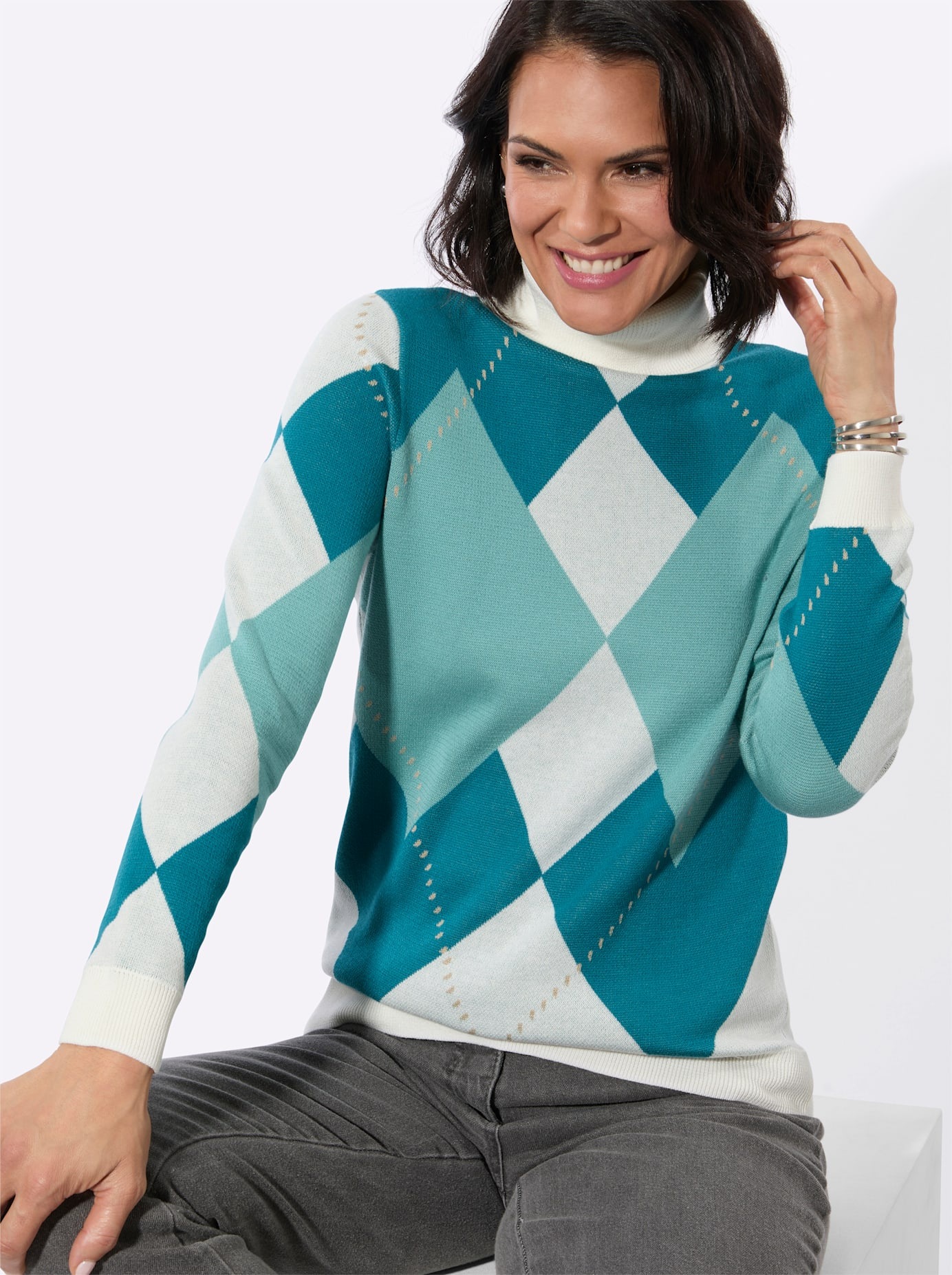 Casual Looks Rollkragenpullover »Rollkragen-Pullover«