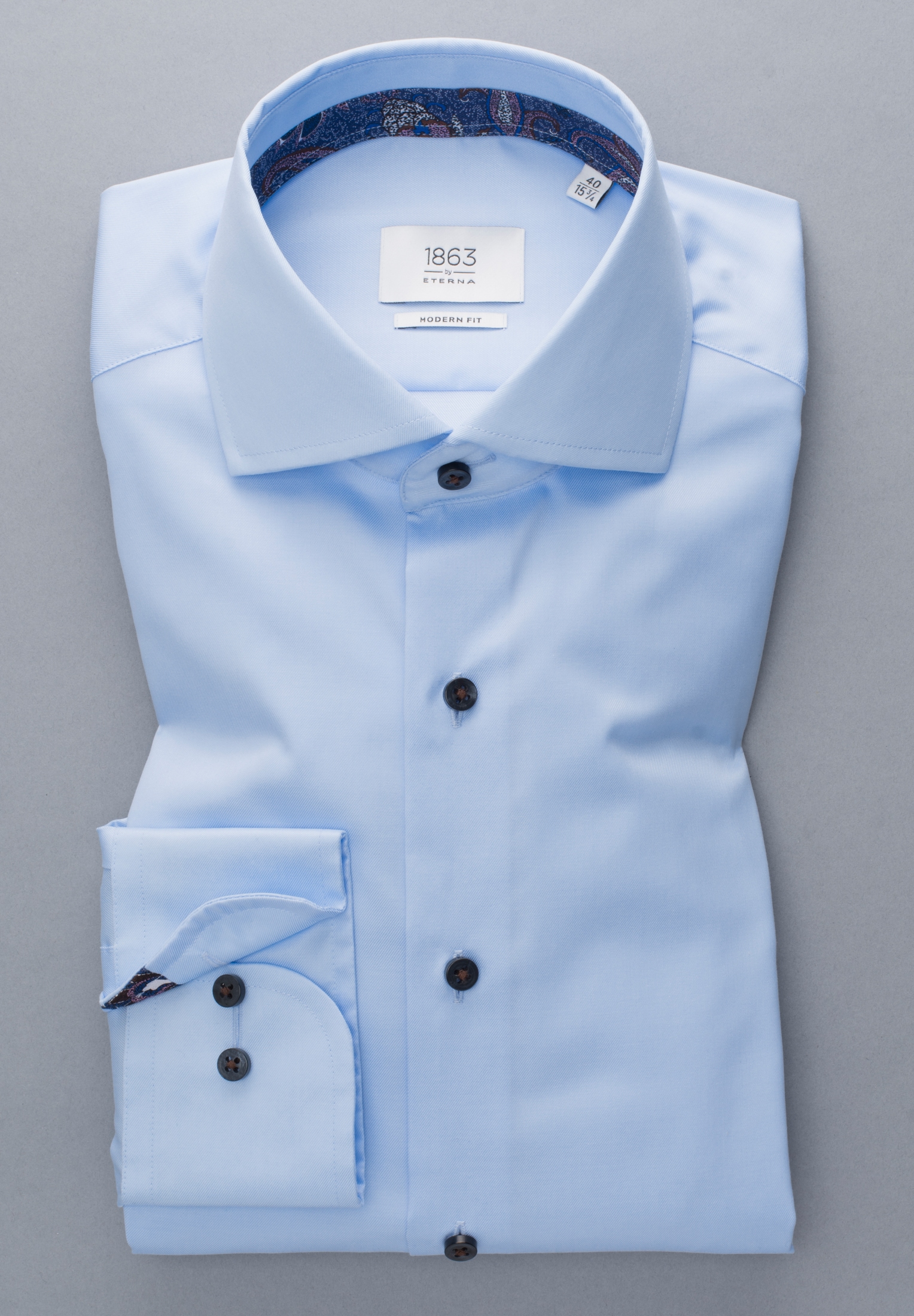 Eterna Langarmhemd »MODERN FIT«, NON IRON (bügelfrei)