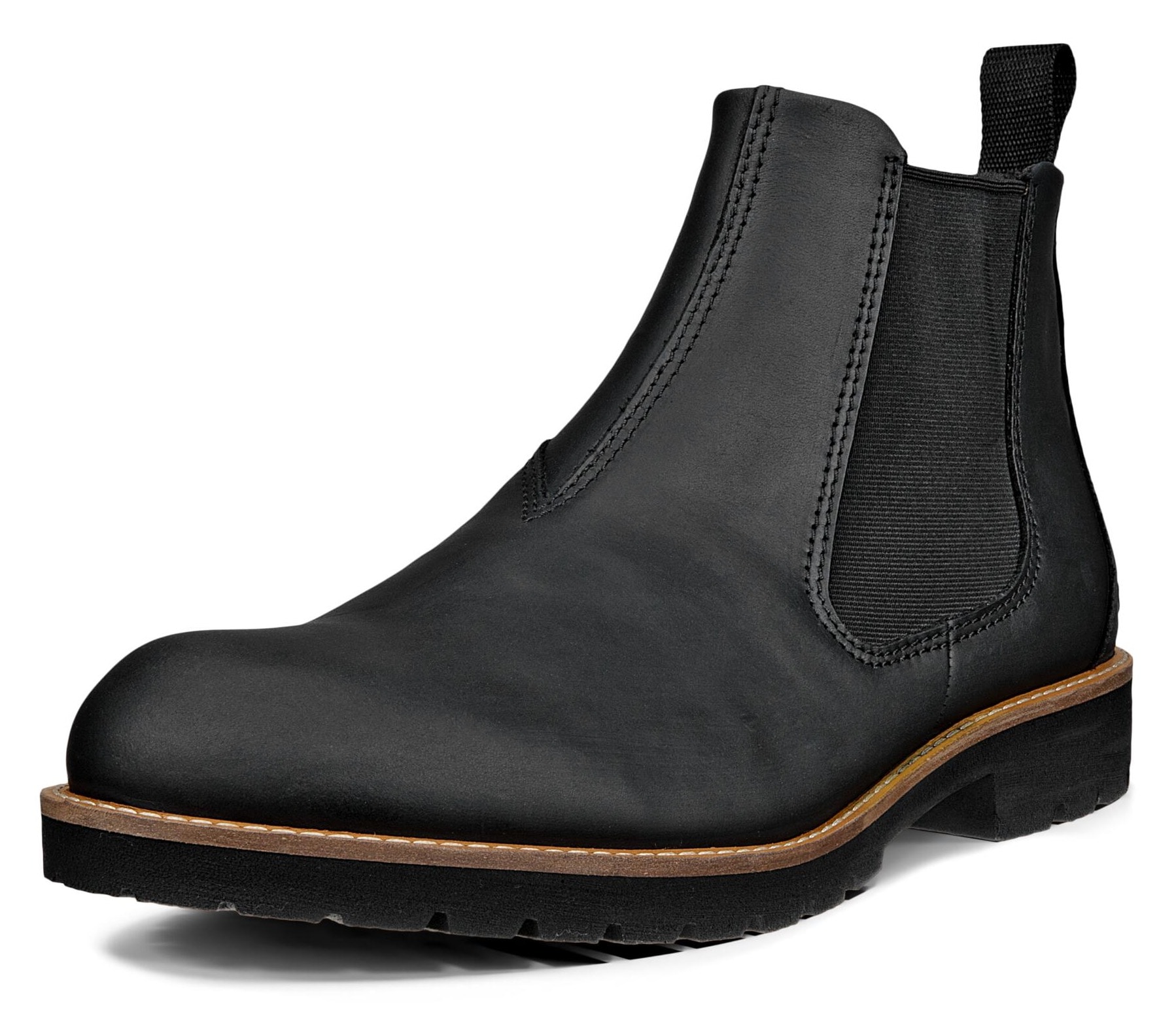 Image of Ecco Chelseaboots "Jamestown" Schlupfboots, Stiefelette, Business-Boots mit Stretcheinsätze