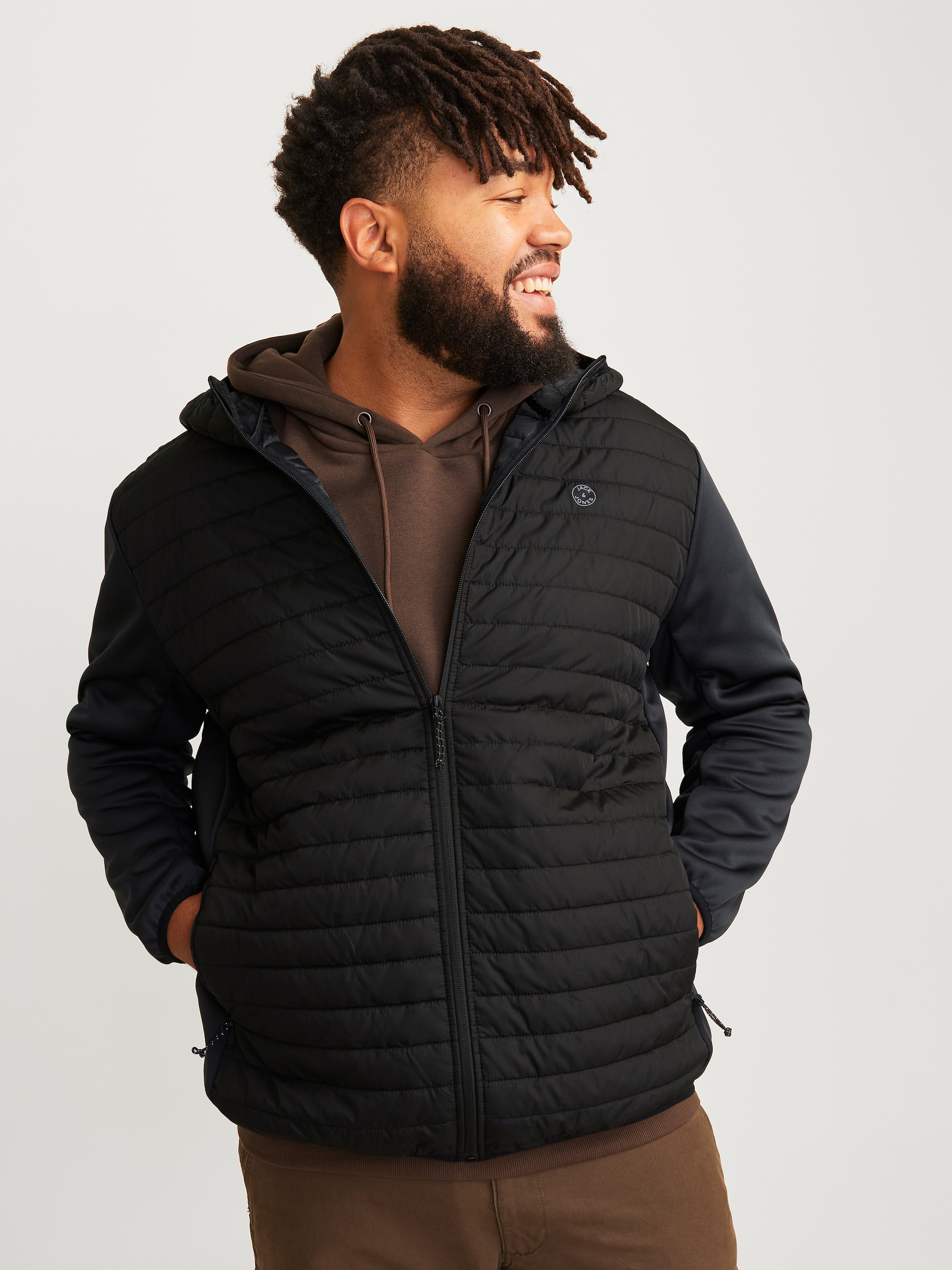 Jack & Jones PlusSize Steppjacke »JJEMULTI QUILTED JACKET PS NOOS«, mit Kapuze