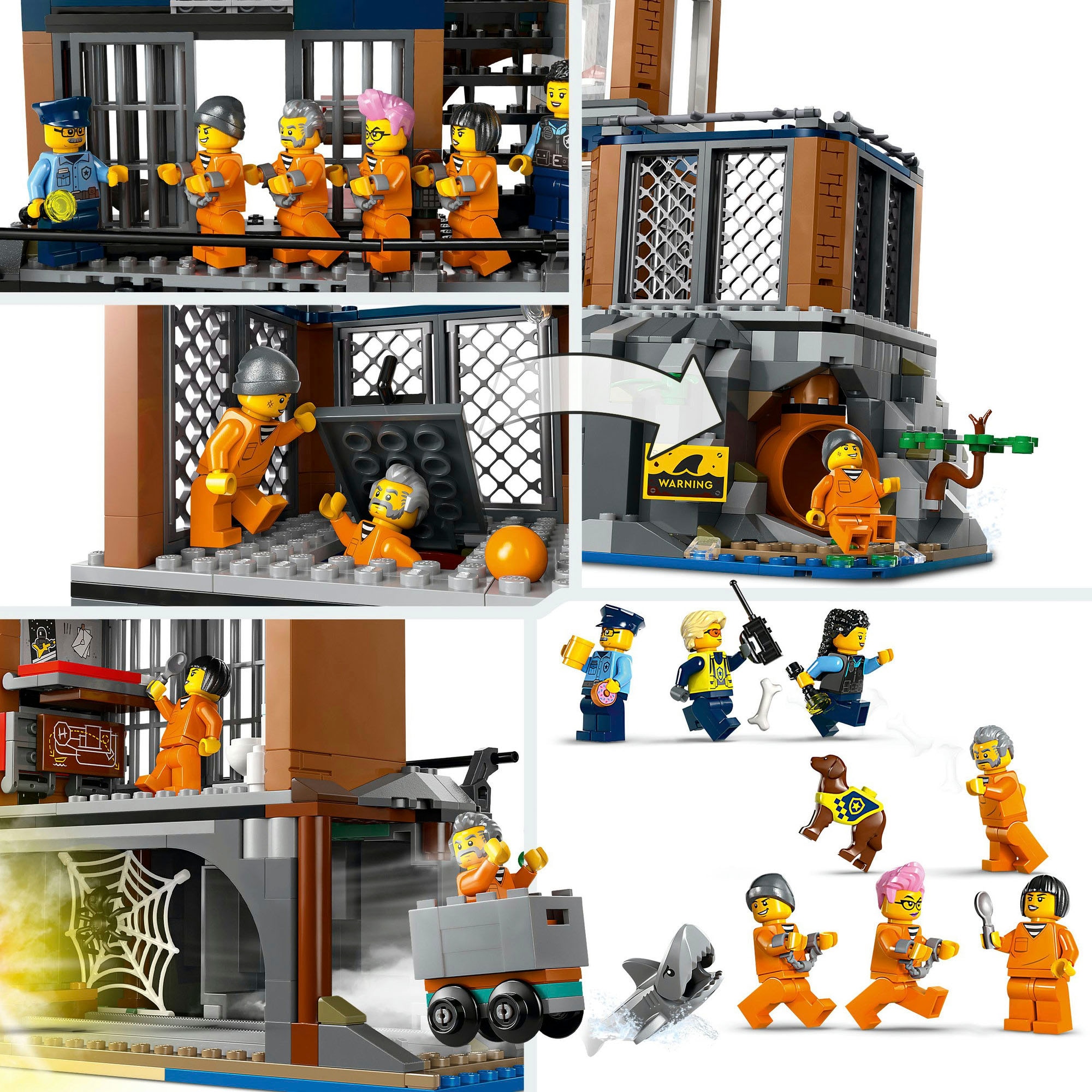 LEGO® Pions de construction »Polizeistation auf der Gefängnisinsel (60419), LEGO City« Made in Europe