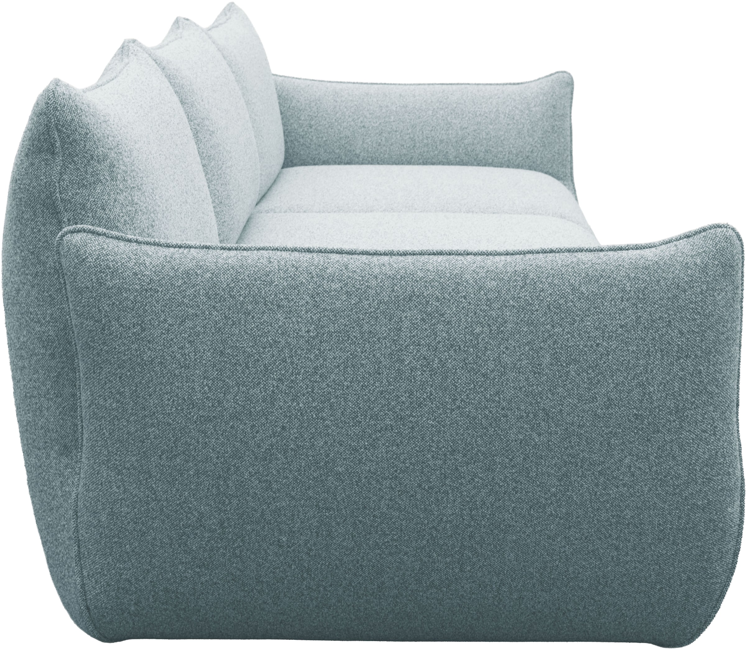 DOMO collection Big-Sofa »800022 in 2 Breiten, Taschenfederkern für hohen Sitzkomfort«, Breite 276cm. Pflegeleichter Strukturstoff aus 100% Polyester