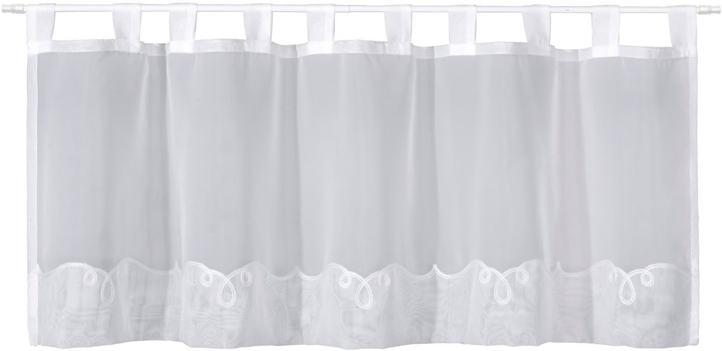 Image of Gerster Scheibengardine »Darcy«, (1 St.), HxB: 50x150, mit feinem Stickdesign und Doppelstoff-Abschluss bei Ackermann Versand Schweiz