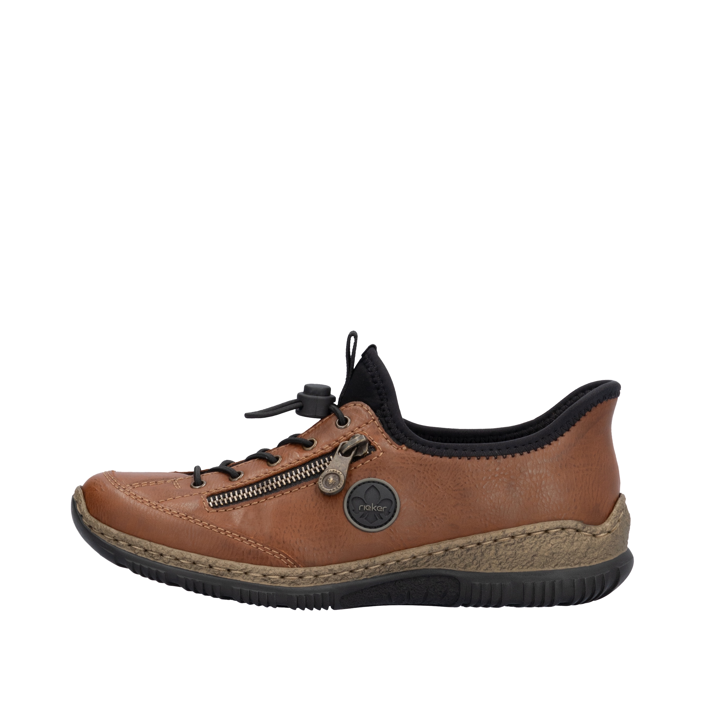 Image of Rieker Slip-On Sneaker "Ready2GO", Schlupfschuh, Freizeitschuh, Halbschuh mit MemoSoft-Ausstattung