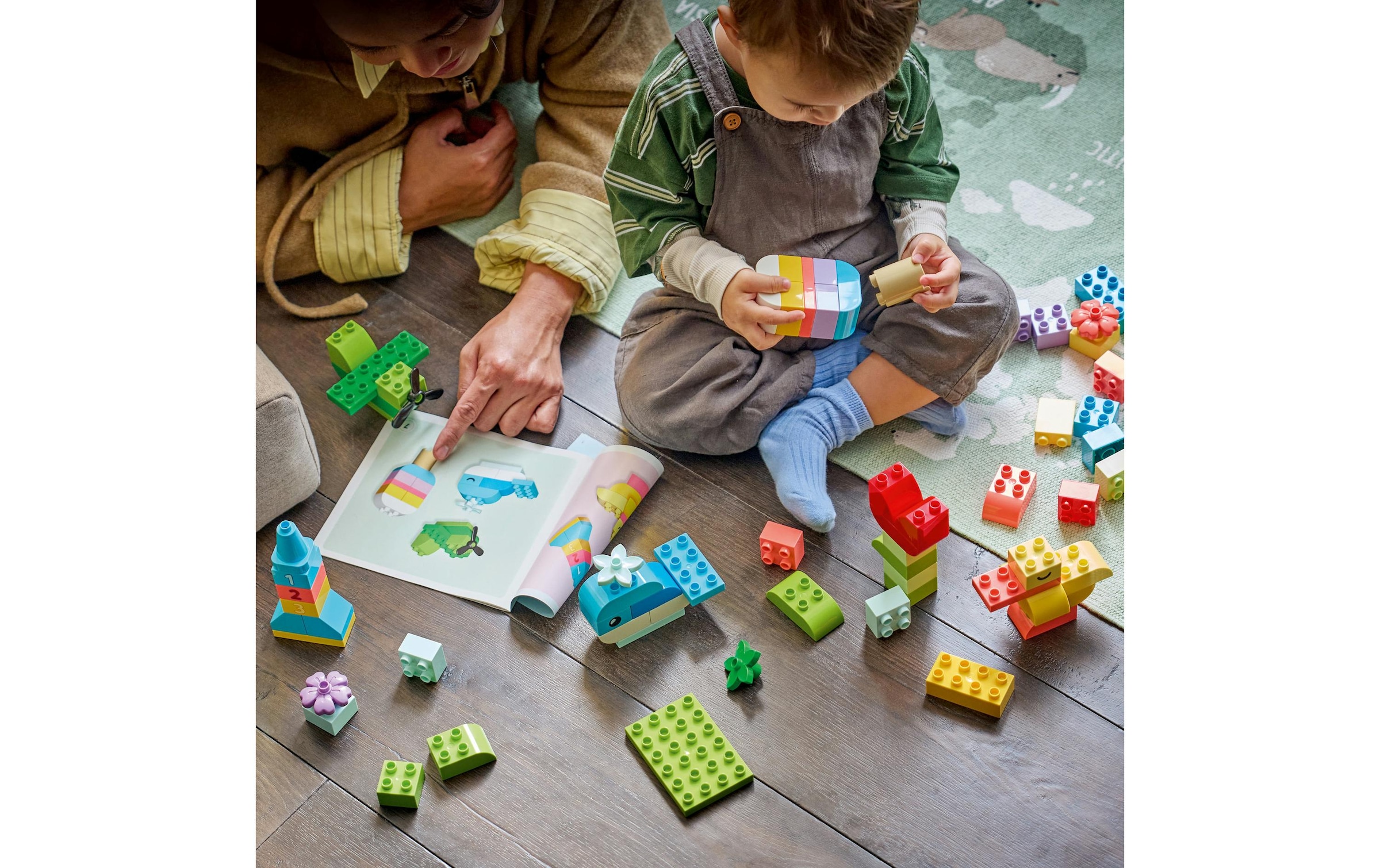 LEGO® Konstruktionsspielsteine »Bunte Kreativbox (10479), LEGO DUPLO Classic« Made in Europe