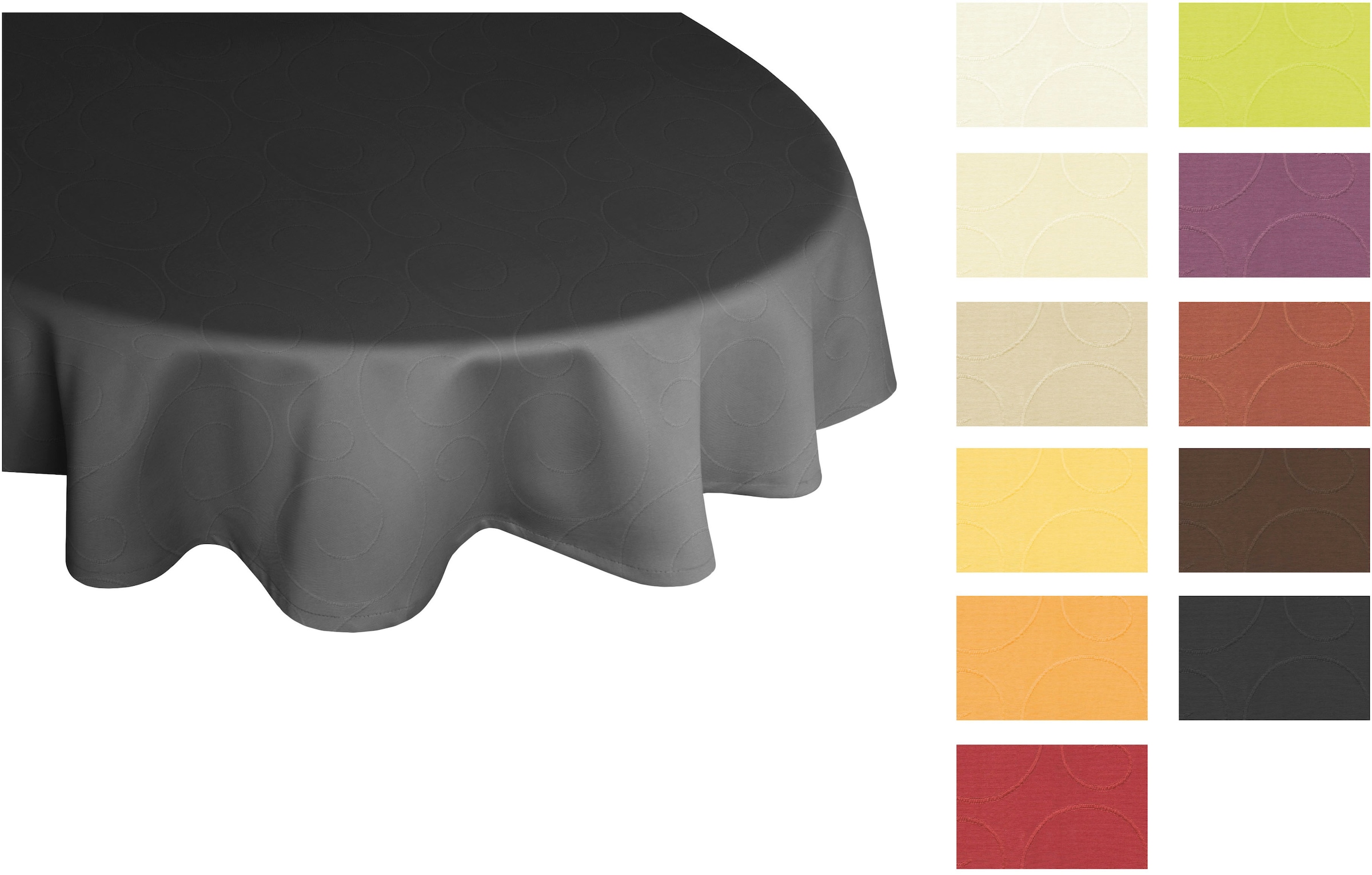 Wirth Tischdecke »Neufahrn«, (1 St.), oval
