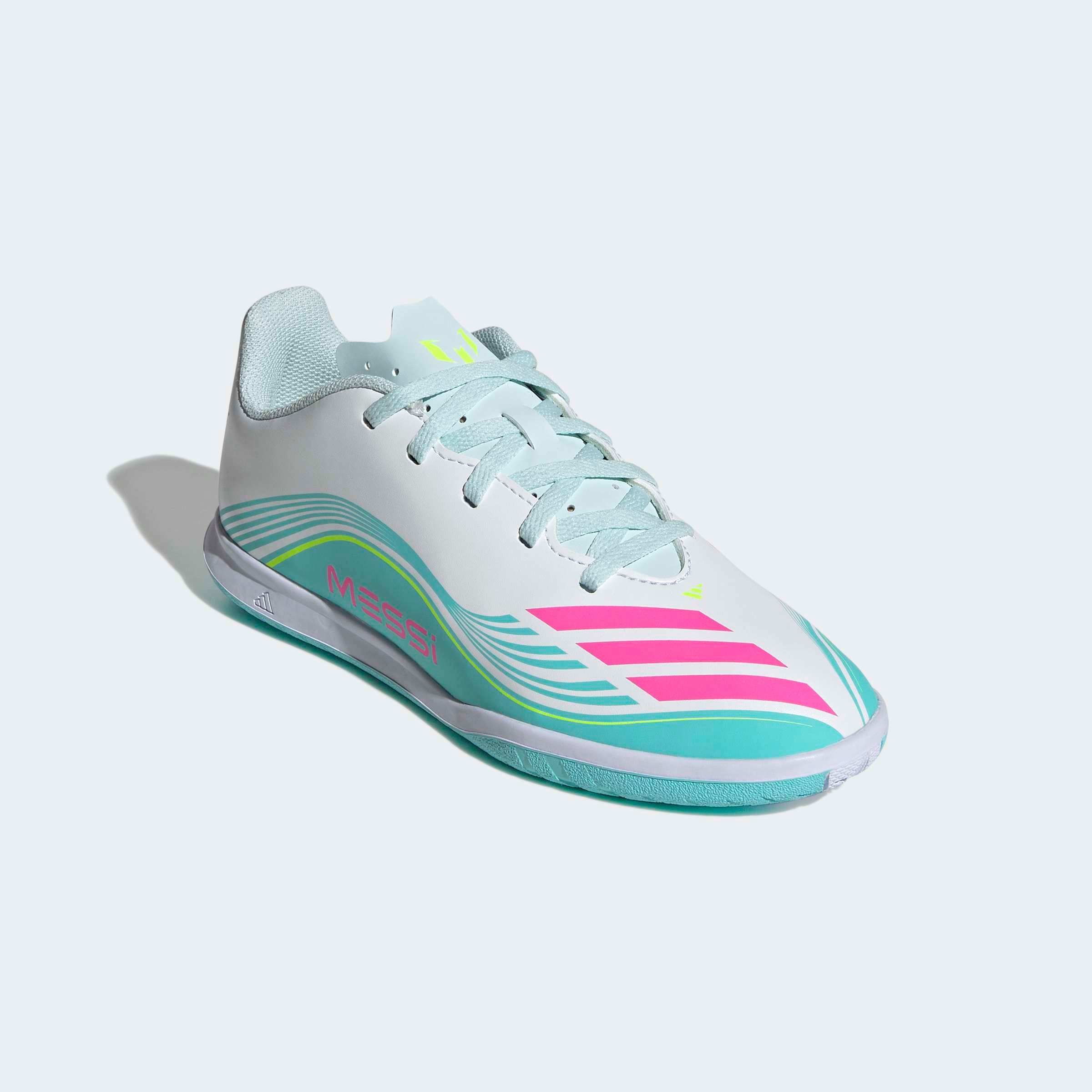 Image of adidas Performance Fussballschuh "F50 MESSI CLUB KIDS HALLENFUSSBALL" für Hallenboden, für Kinder & Jugendliche
