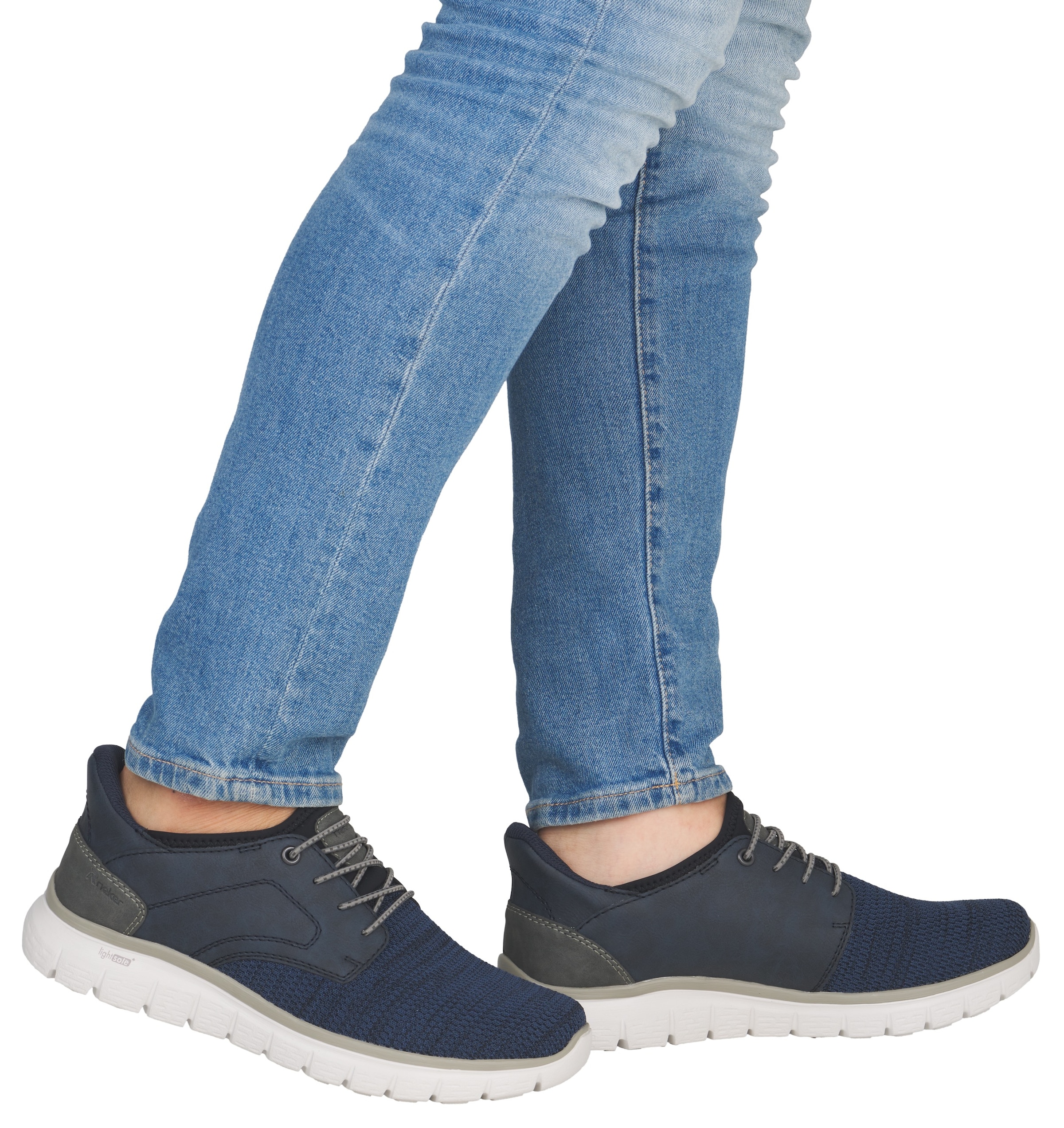 Rieker Baskets slip-on  , Freizeitschuh, Halbschuh, Schlupfschuh, gepolsterter Fersenabschluss