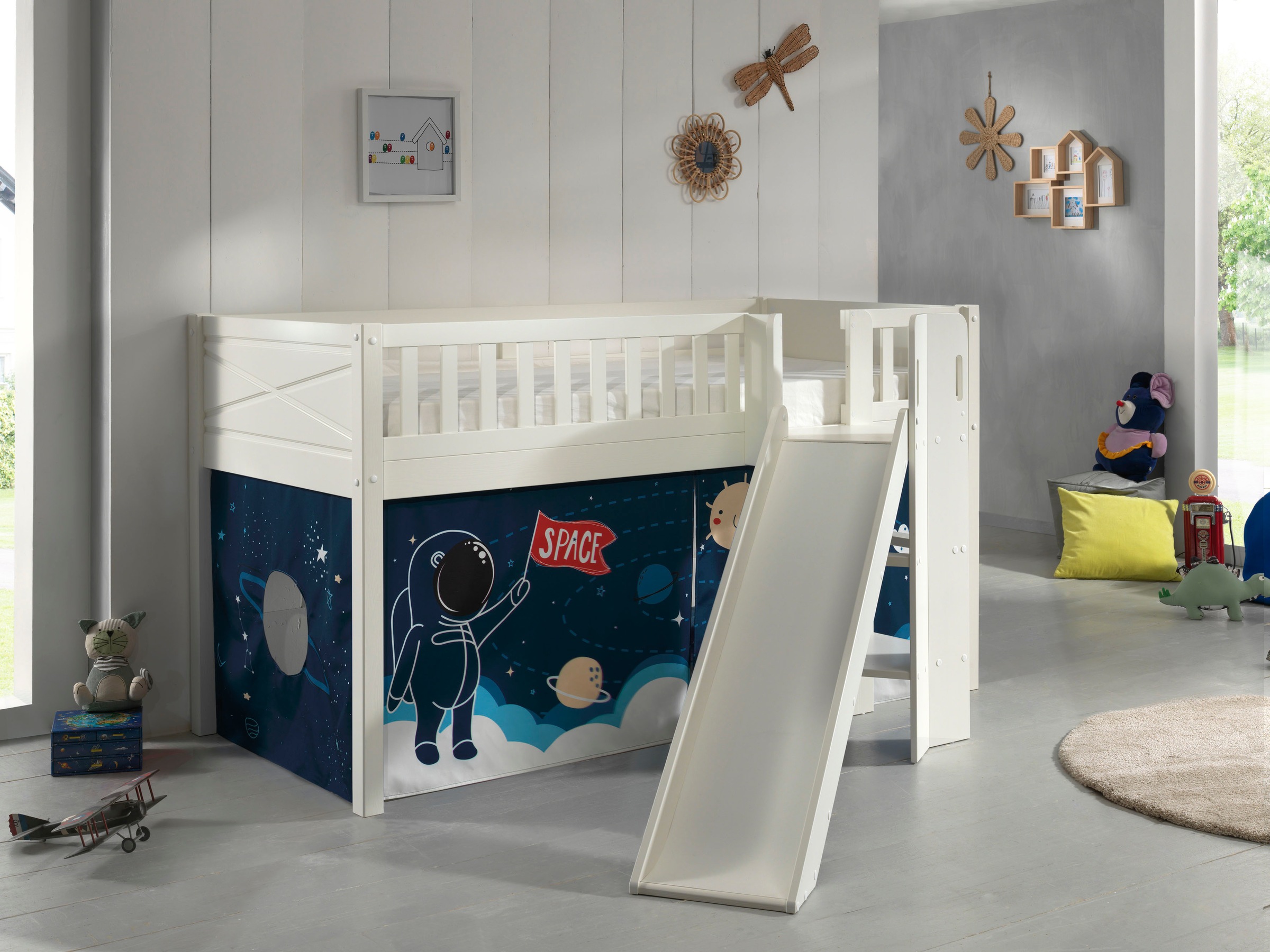 Scott Lit Mezzanine Toboggan et Rideau Space Shuttle