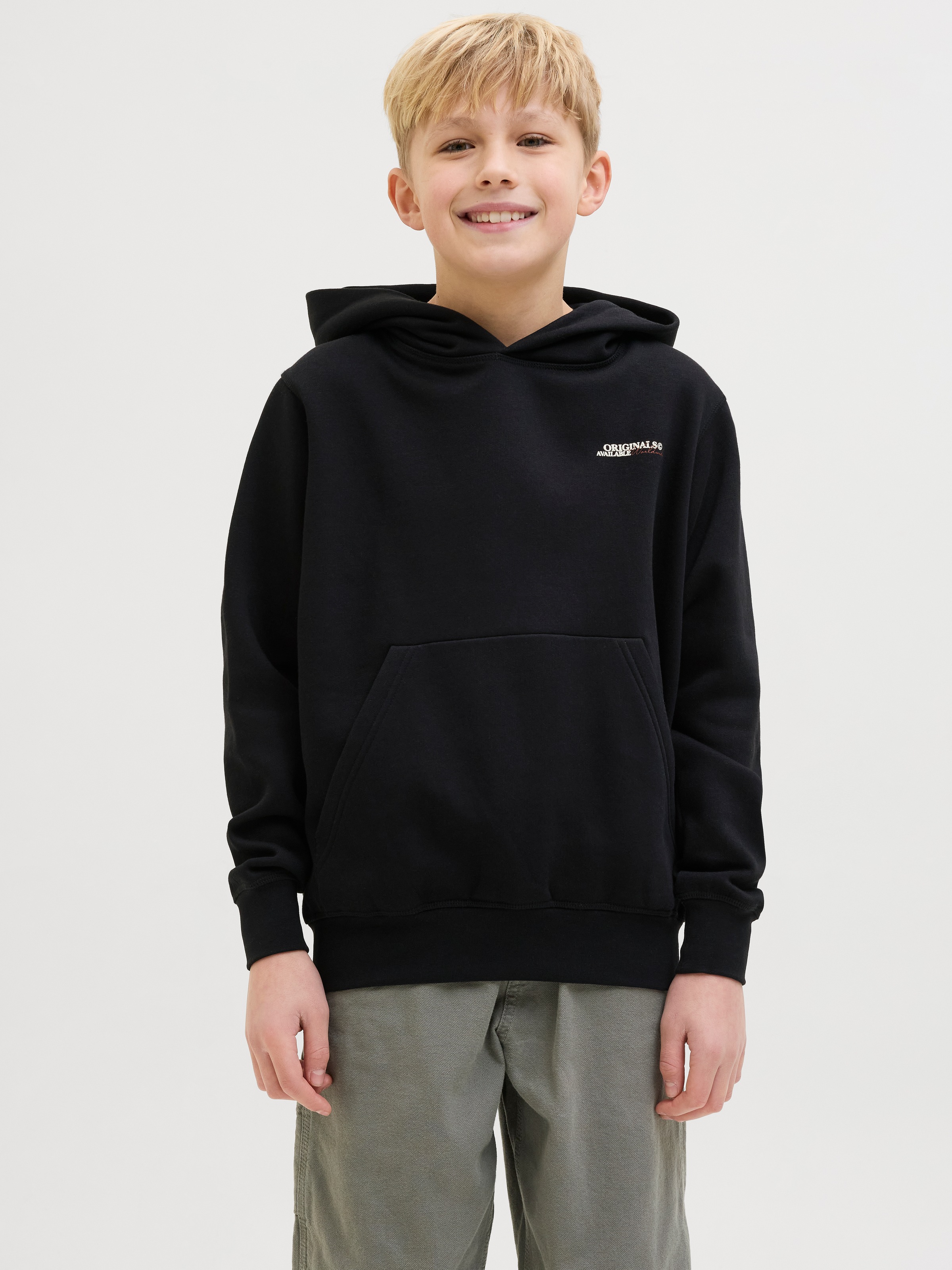 Image of Jack & Jones Junior Kapuzensweatshirt "JORISLINGTON BACK SWEAT HOOD SN JNR"