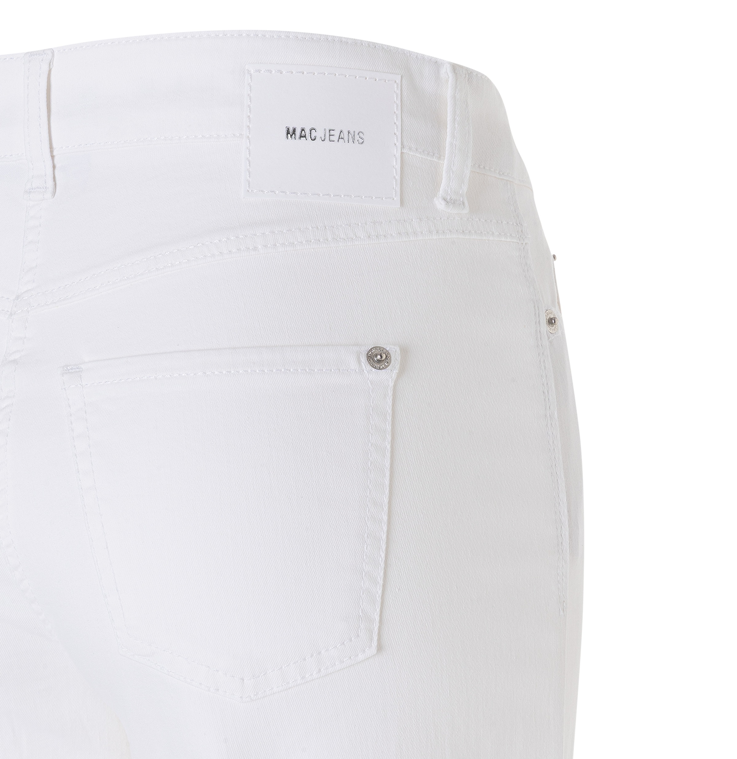 MAC Weite Jeans »DREAM WIDE« mit Fransen am Saum
