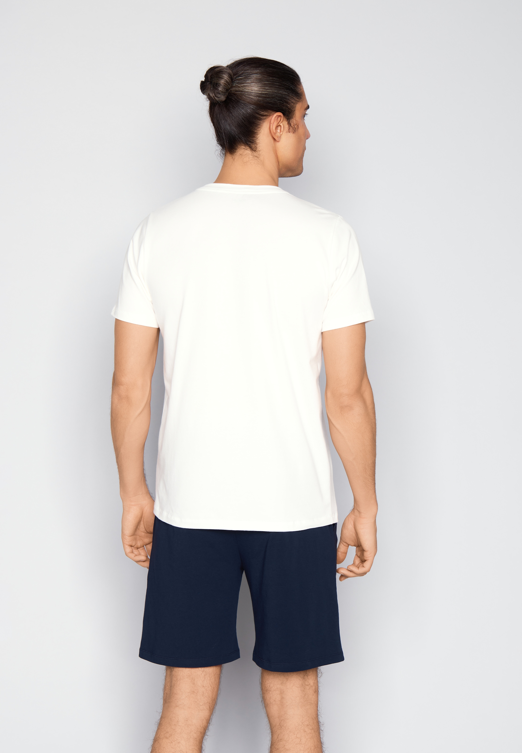 JOOP! Shorty »Core« 2 pièces mit kurzem Arm, Rundhalsausschnitt und seitlichen Taschen