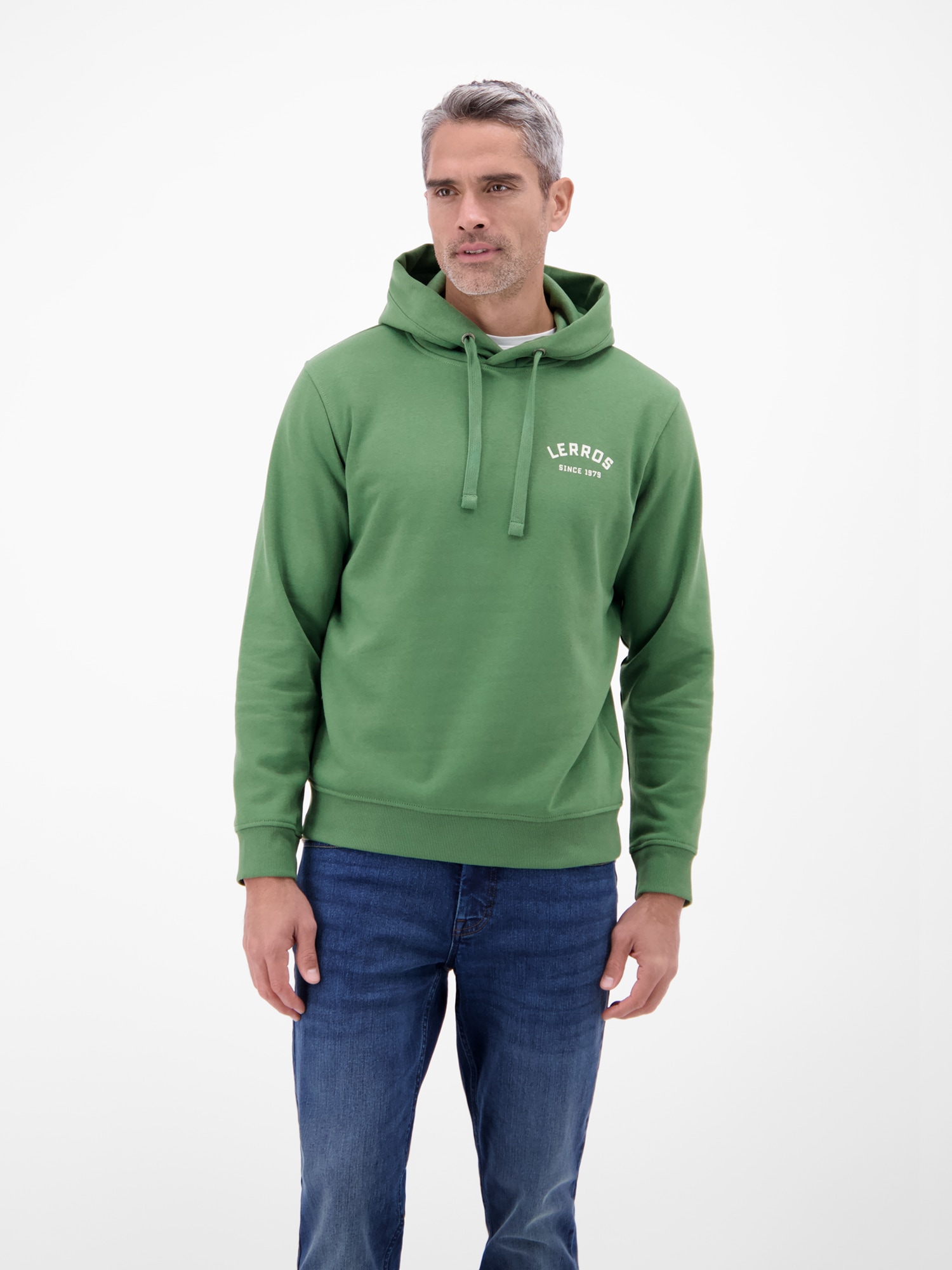 LERROS Hoodie »Sweatshirt Hoodie mit Kapuze mit Tunnelzug«, Weiches Baumwoll-Mischgewebe für hohen Tragekomfort
