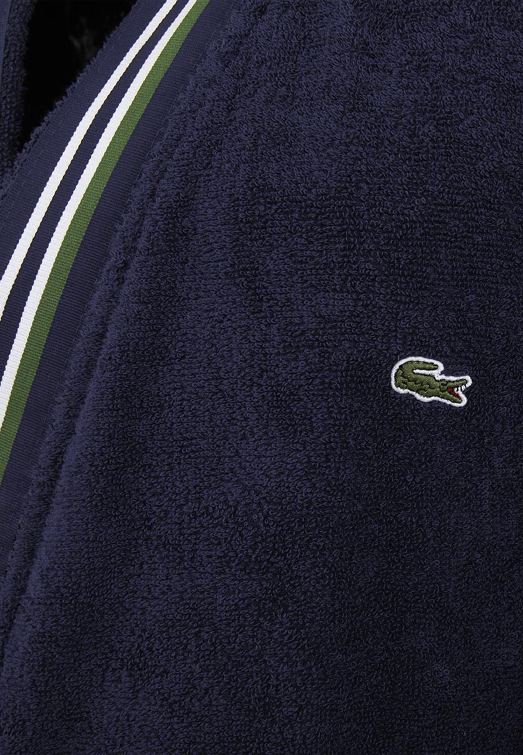 Lacoste Peignoir de bain »LCLUB« 1 cuis avec applications d'étiquettes