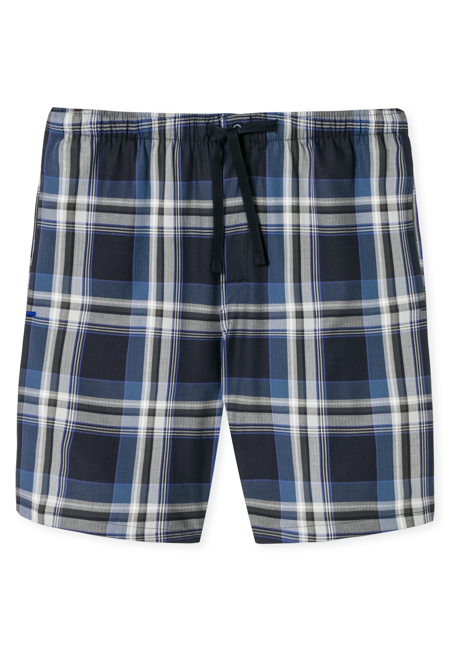 Schiesser Bermudas »Mix + Relax«, kariert, Gummizug, Bindeband