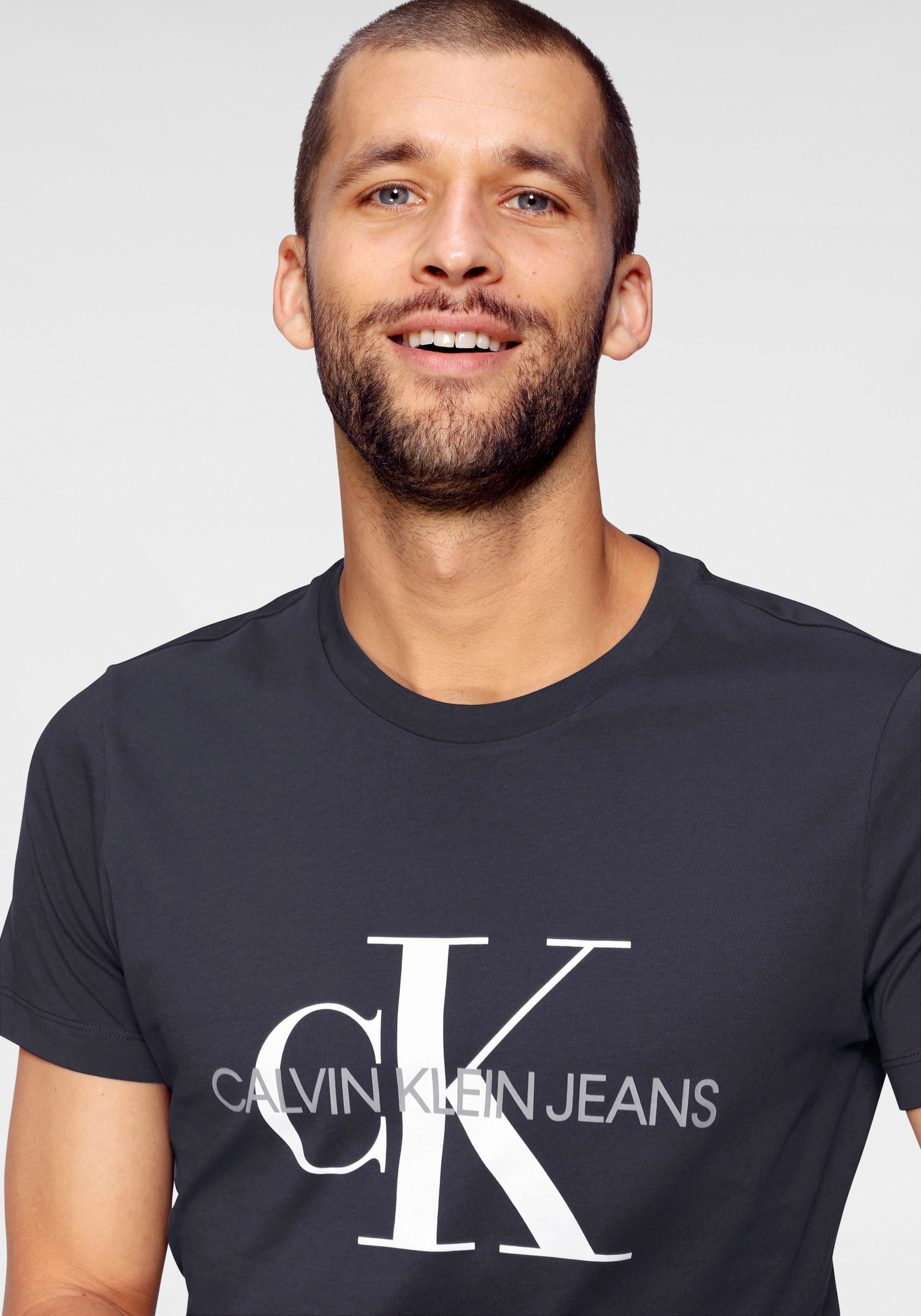 Calvin Klein Jeans T-Shirt »ICONIC MONOGRAM SLIM TEE«