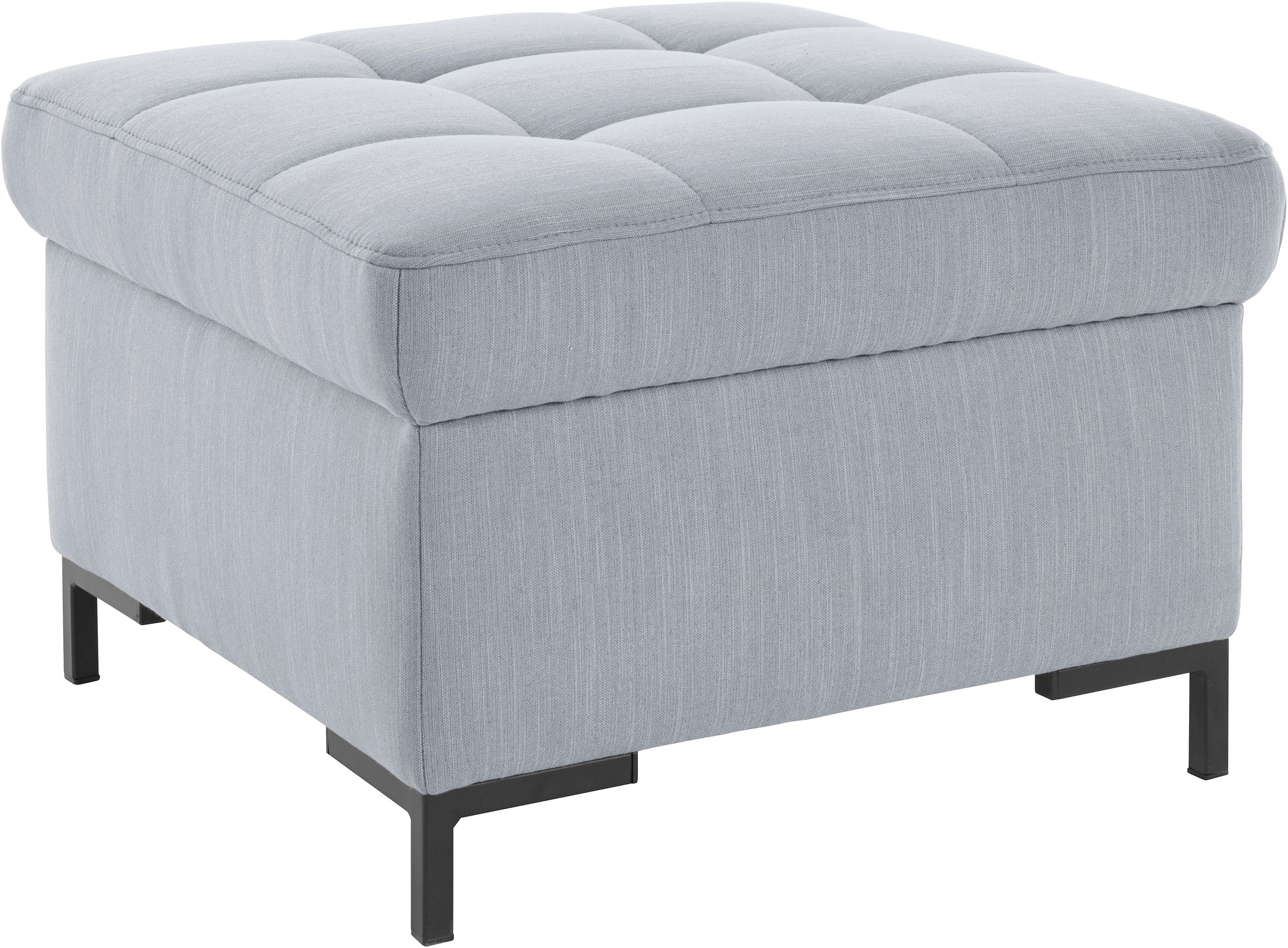 Image of GOODproduct Hocker "Grazzo" hochwertige Stoffe aus recyceltem Material, Steppung im Sitzbereich