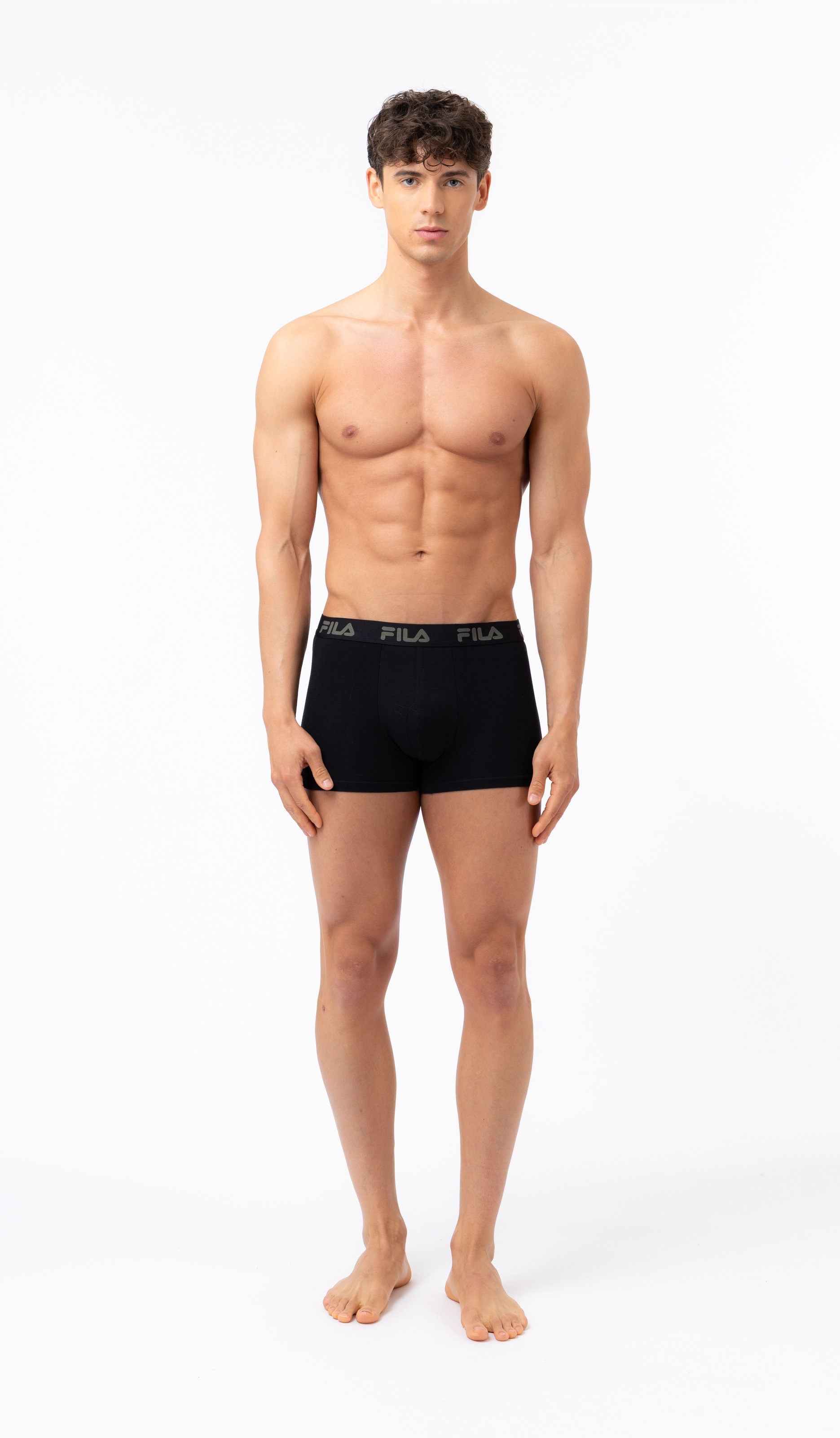 Fila Boxer 3er Pack,  ohne Eingriff, elastisch, Baumwollmix