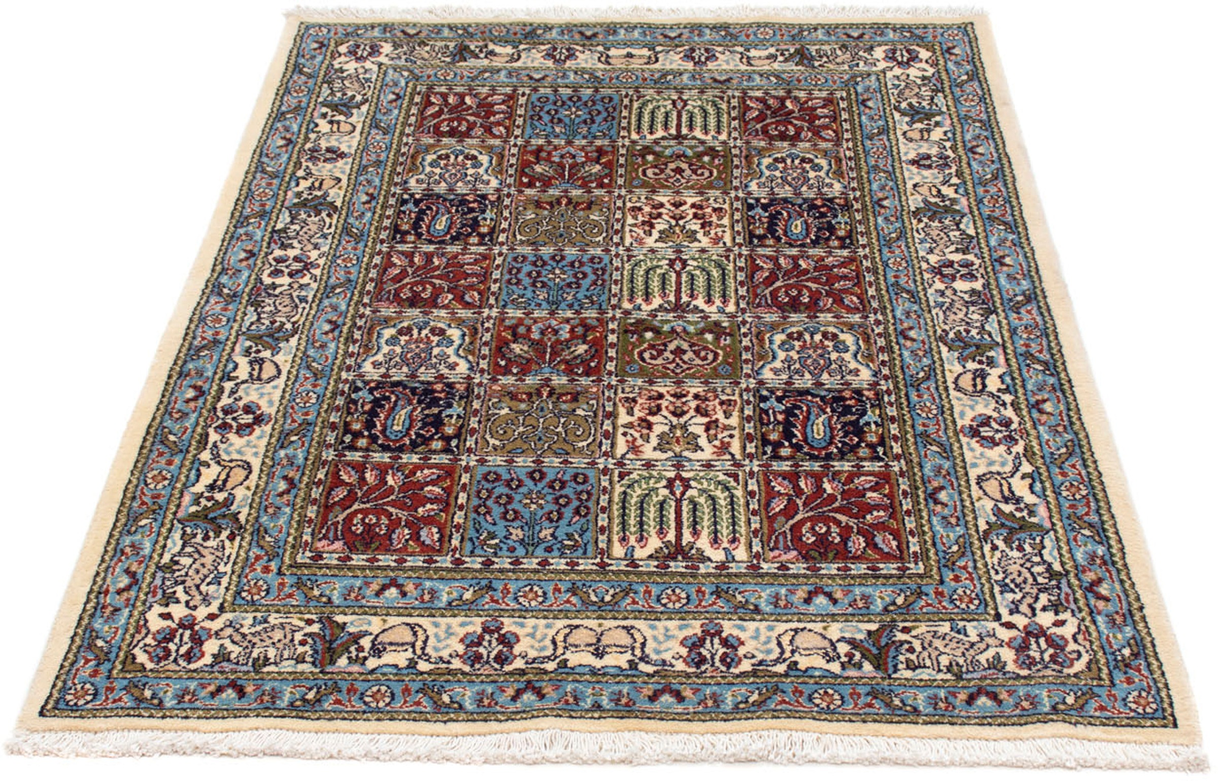 Image of morgenland Orientteppich »Perser - Classic - 145 x 100 cm - mehrfarbig«, rechteckig, 10 mm Höhe, Wohnzimmer, Handgeknüpft, Einzelstück mit Zertifikat bei Ackermann Versand Schweiz