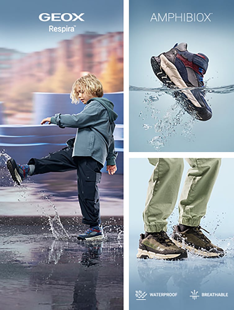 Geox Winterboots »J FLEXYPER PLUS BOY ABX«  Sneaker mit Geox Spezial Membrane, Grössenschablone zum Download