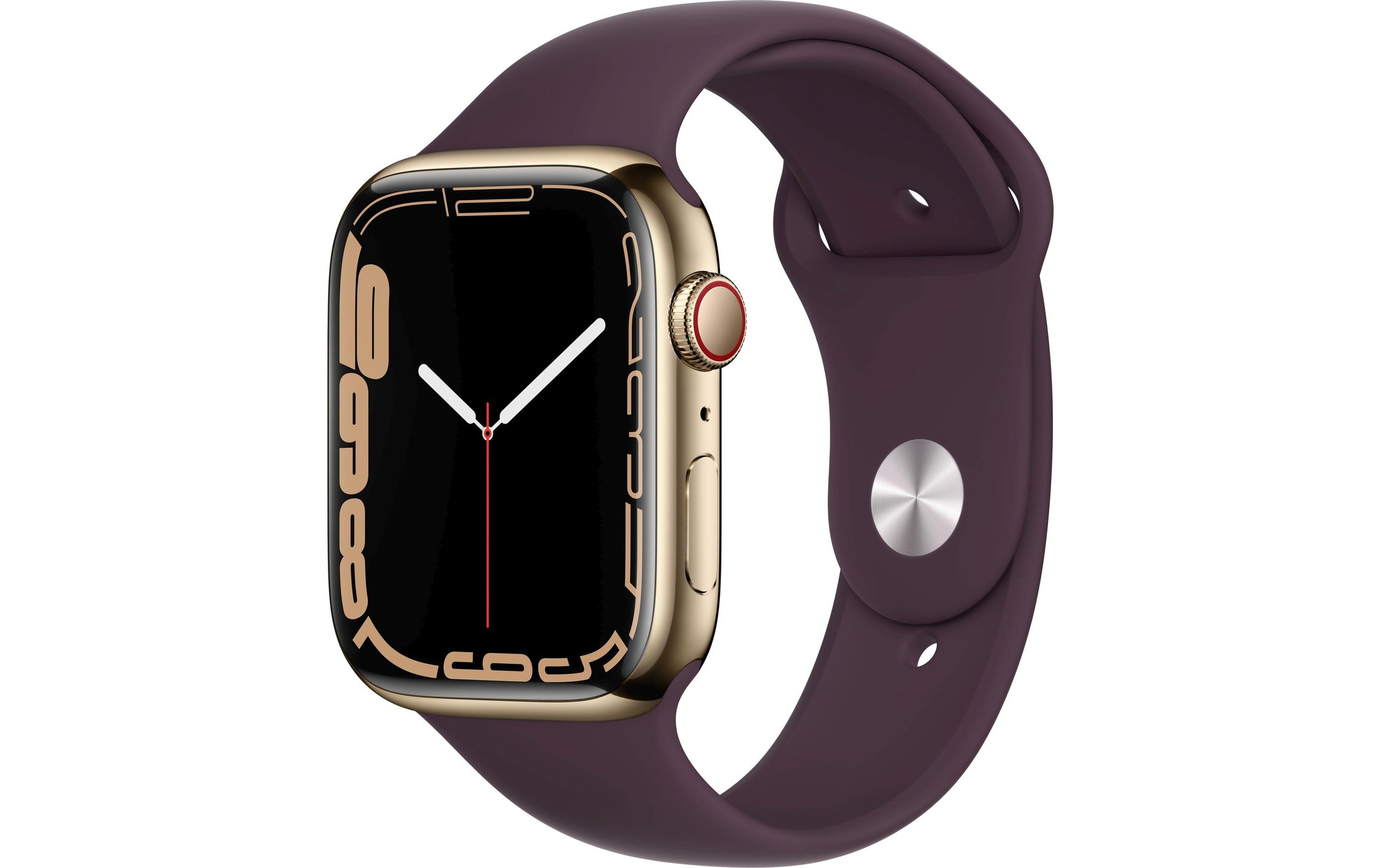 Image of Apple Smartwatch »Serie 7, GPS, 45 mm Edelstahlgehäuse mit Sportarmband«, (Watch OS MKJX3FD/A) bei Ackermann Versand Schweiz