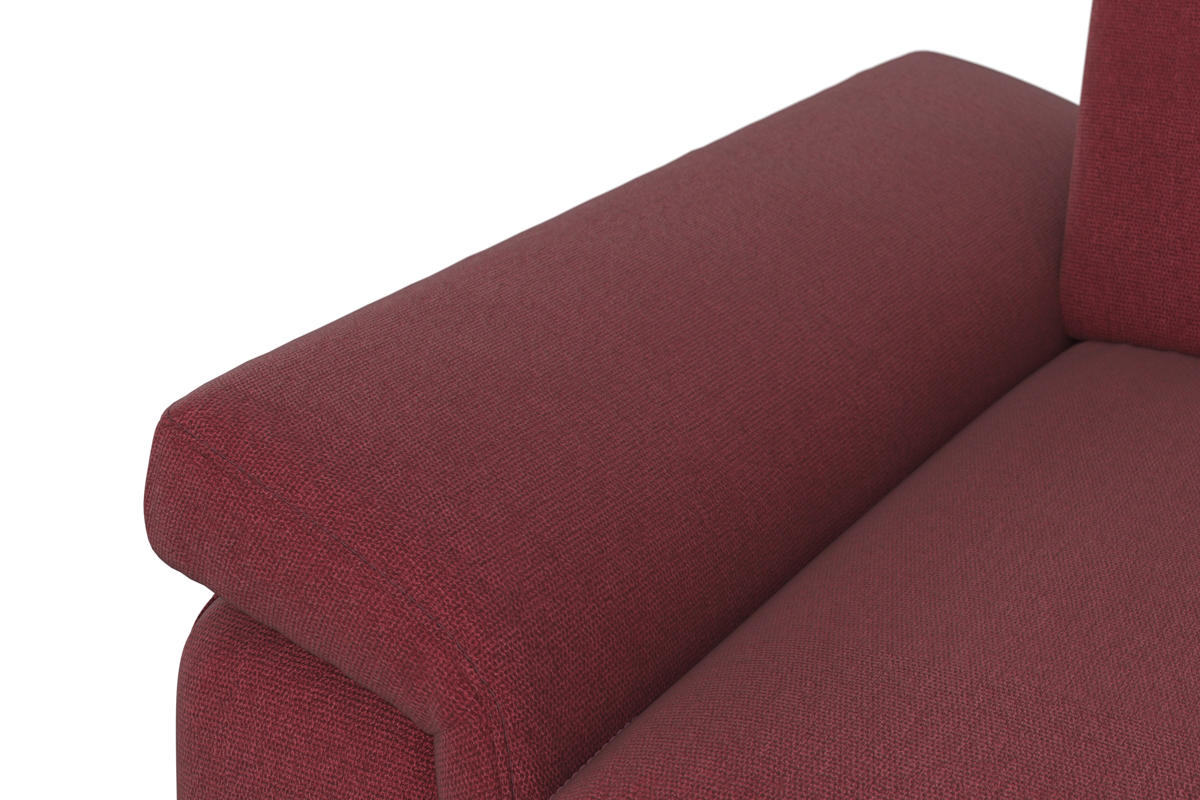 sit&more Ecksofa »Padua L-Form«, inklusive Sitztiefenverstellung, Armteilfunktion und Federkern