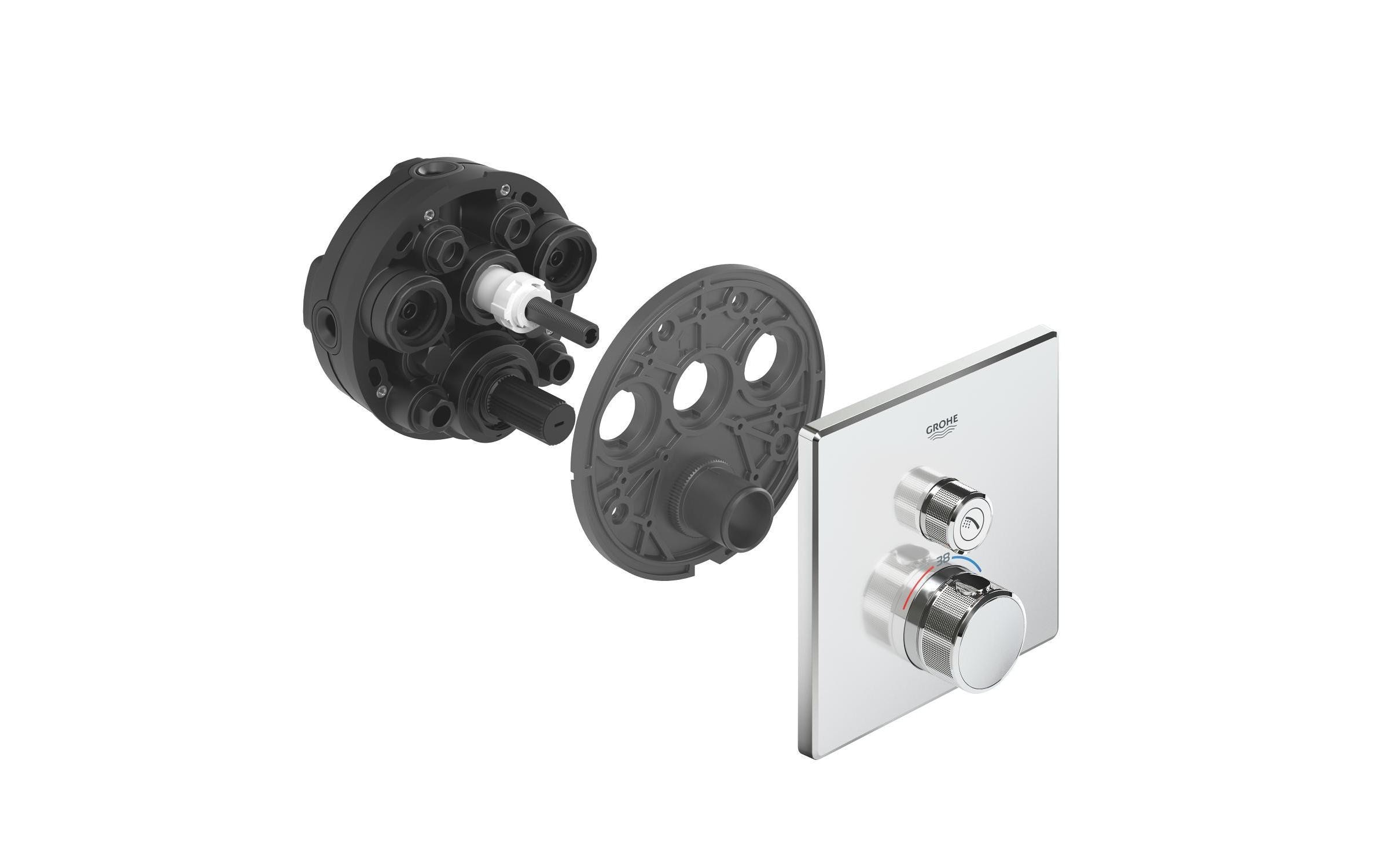 Grohe Duscharmatur »Grohtherm SmartControl Thermostat«