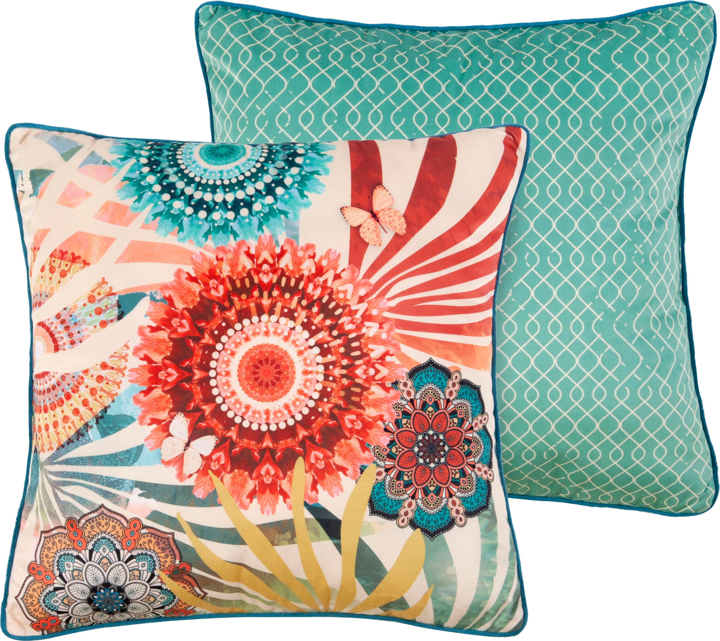 Image of hip Dekokissen »Mateo«, (1 St., 1 48x48 cm Dekokissen - Mit biese), Mandala bei Ackermann Versand Schweiz